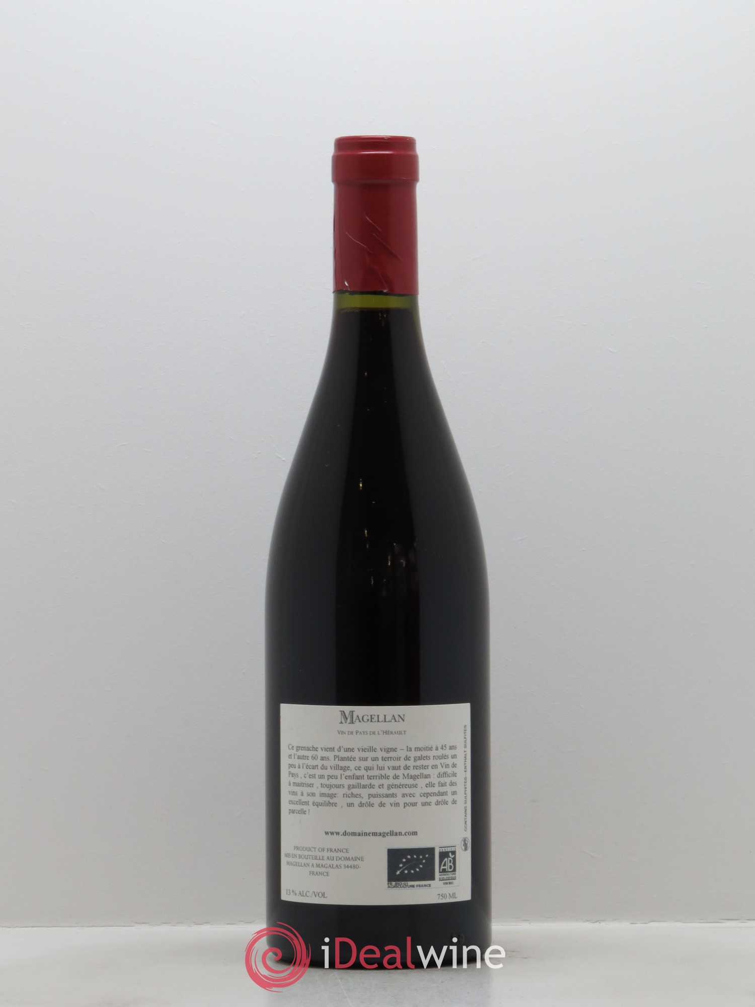 Pays d'Hérault Domaine de Magellan Le Grenache 2015 - Lot de 1 bouteille - 1