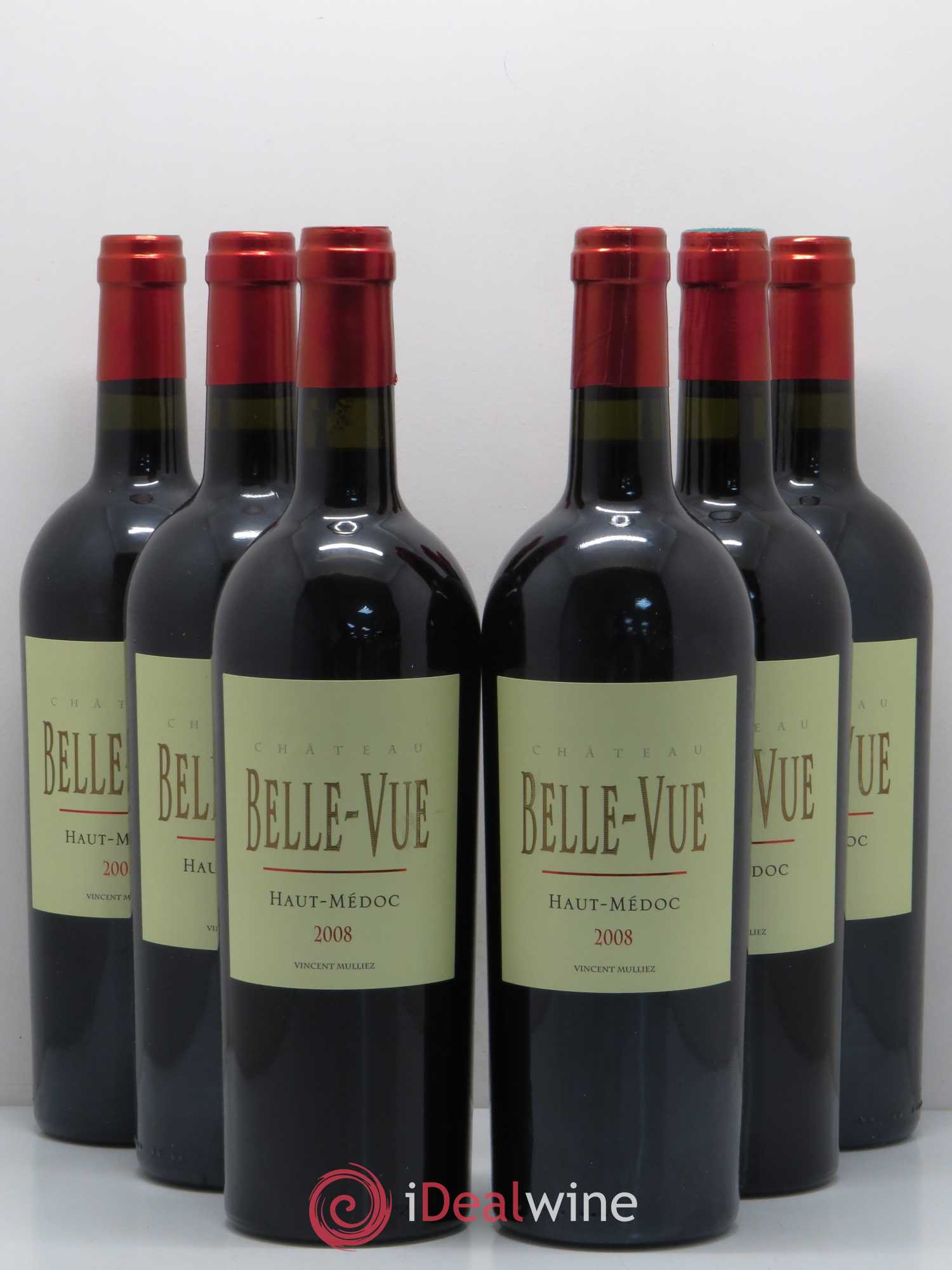 Château Belle-Vue 2008 - Lot de 6 bouteilles - 0