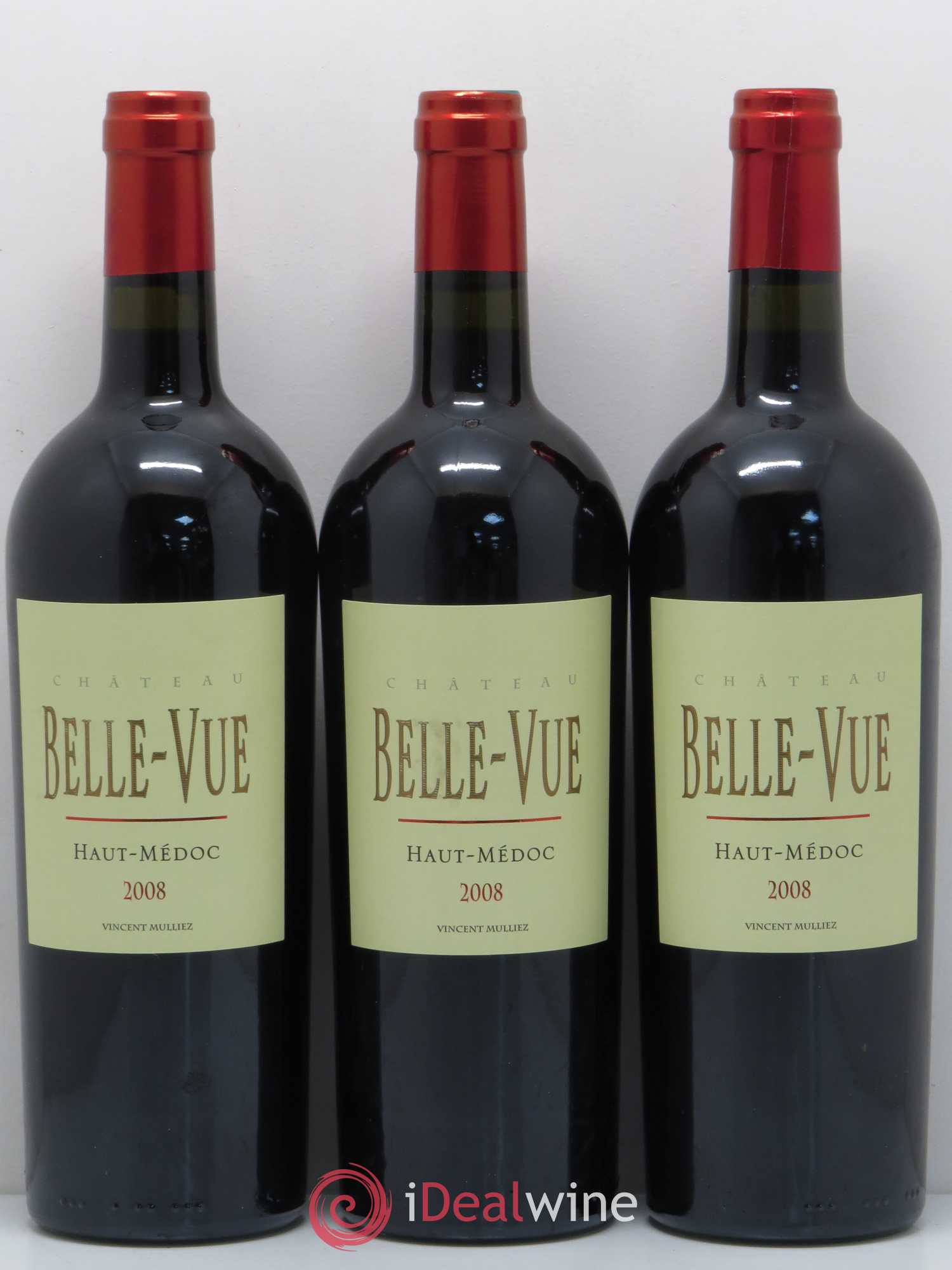 Château Bellevue Grand Cru Classé 2008 - Lot de 3 bouteilles - 0