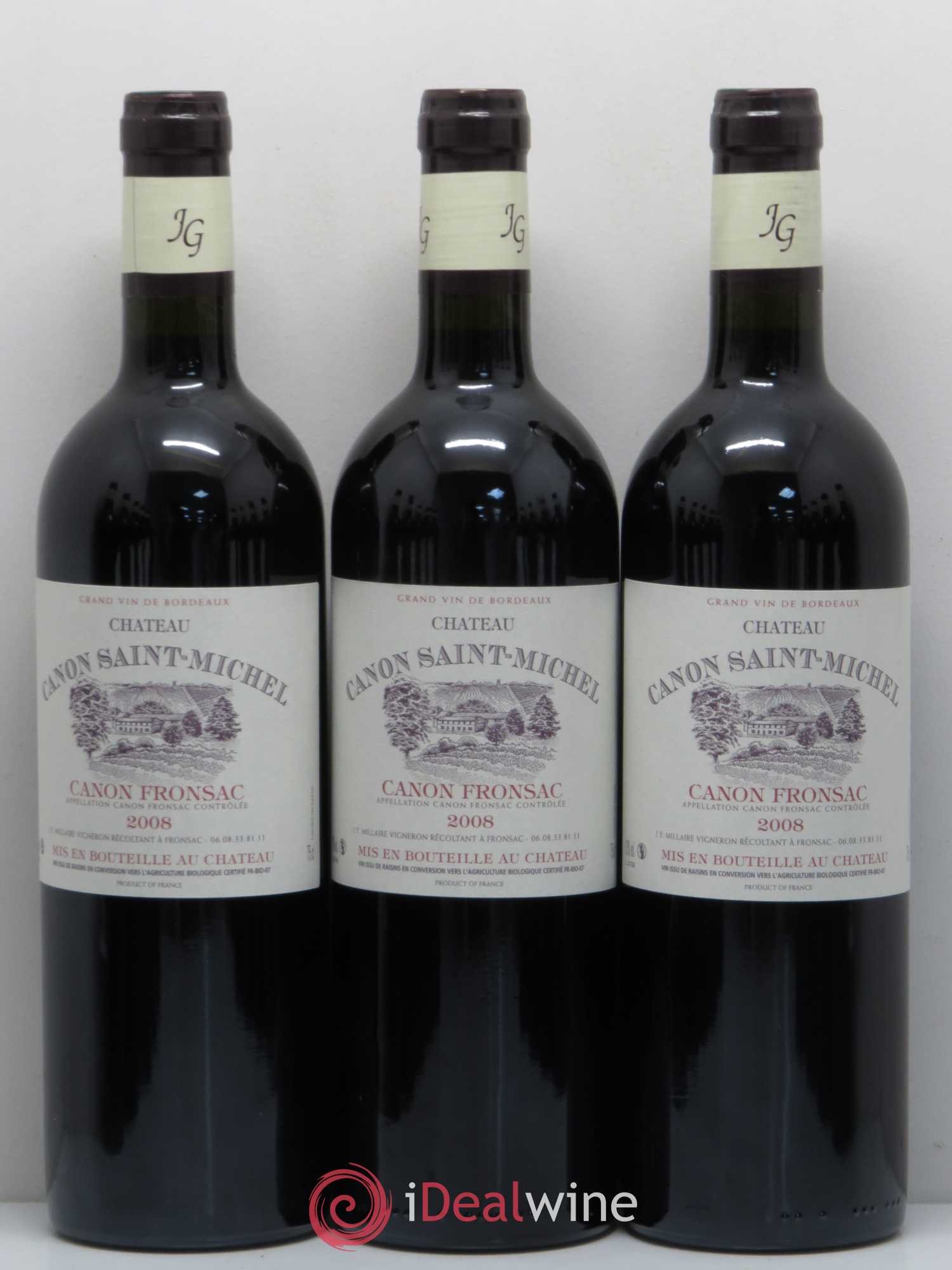 Canon-Fronsac Château Canon Saint-Michel 2008 - Lot de 12 bouteilles - 4