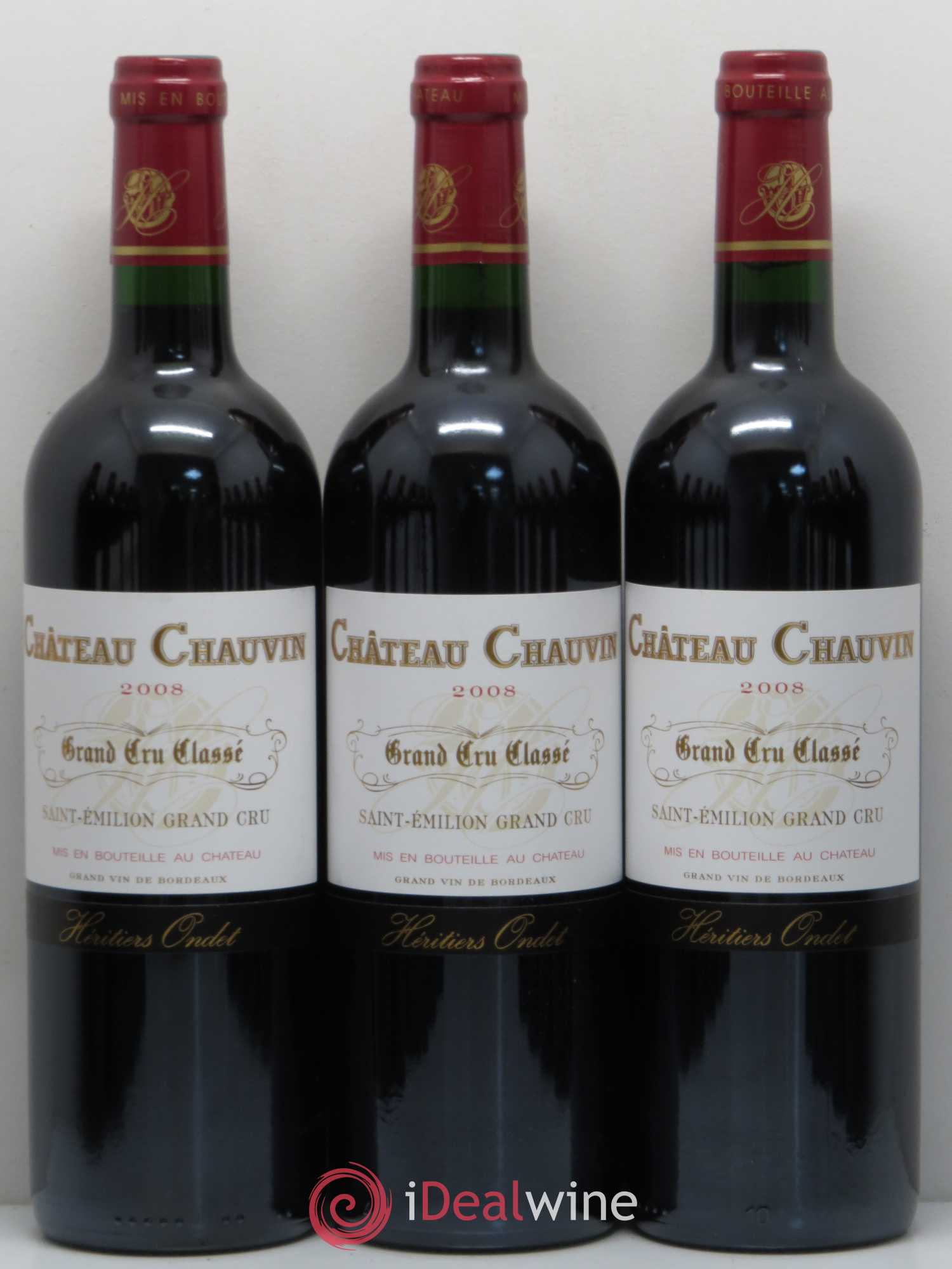 Château Chauvin Grand Cru Classé 2008 - Lot de 12 bouteilles - 2