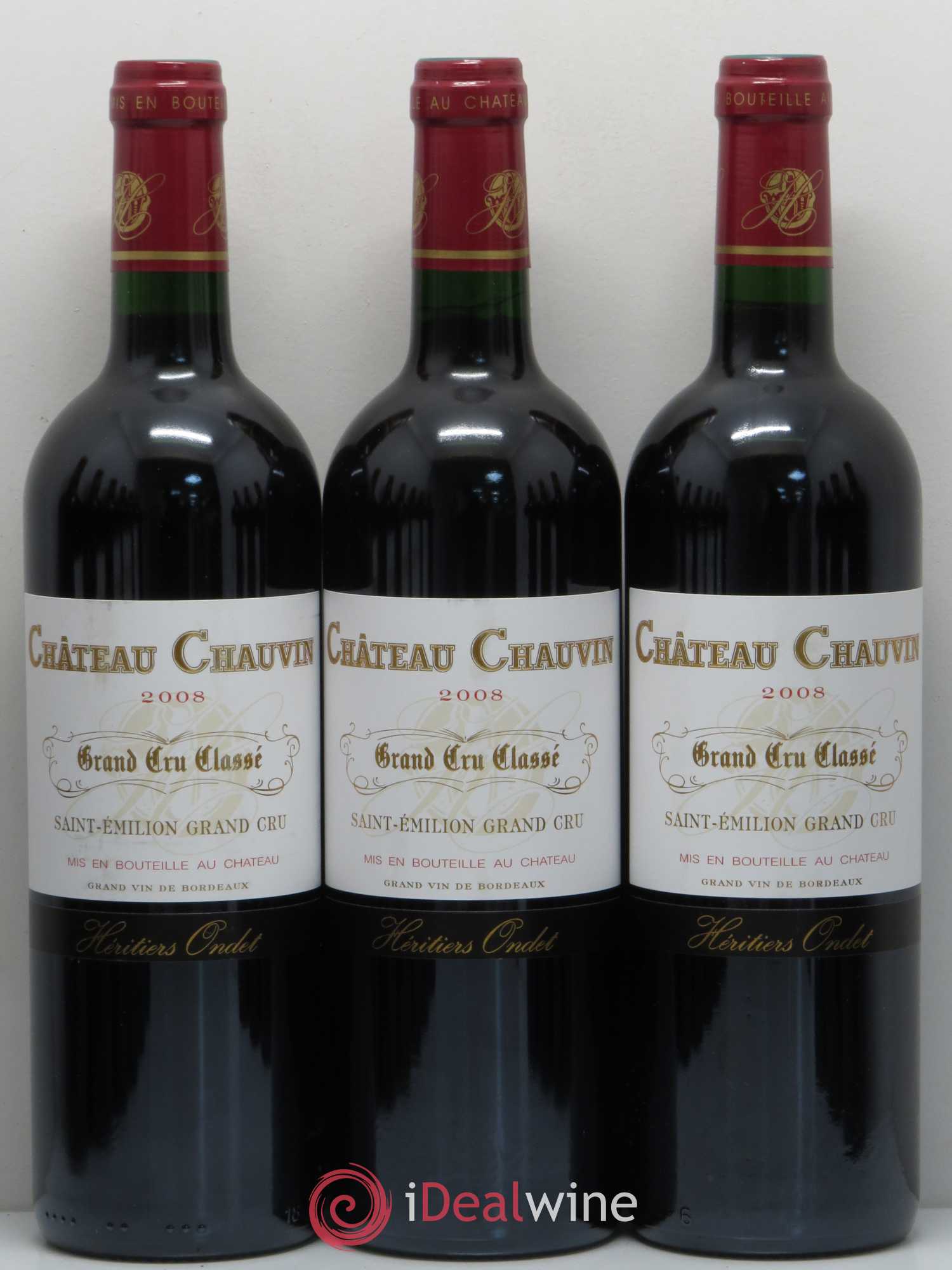 Château Chauvin Grand Cru Classé 2008 - Lot de 12 bouteilles - 3
