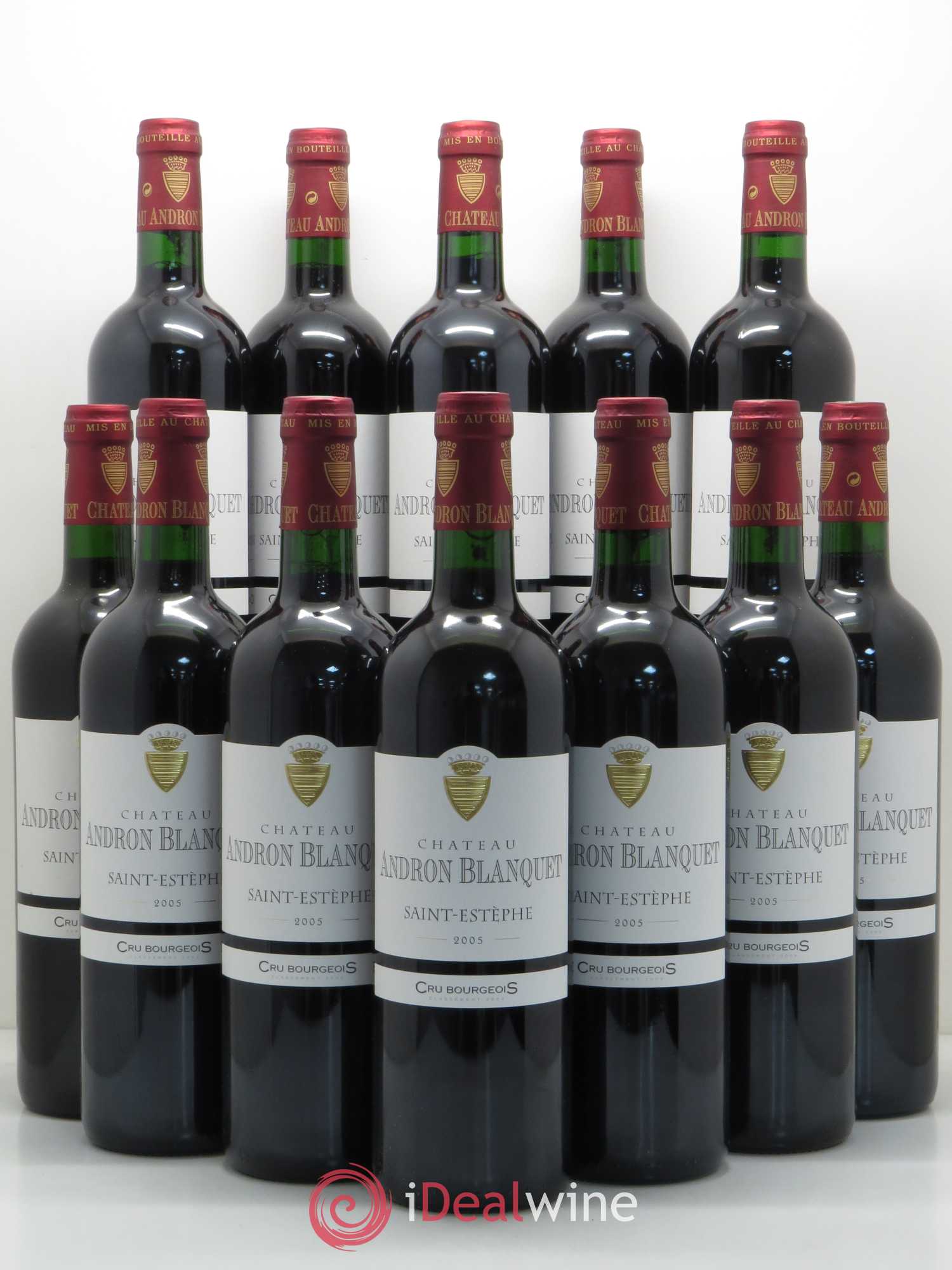 Château Andron Blanquet Cru Bourgeois 2005 - Lot de 12 bouteilles - 0