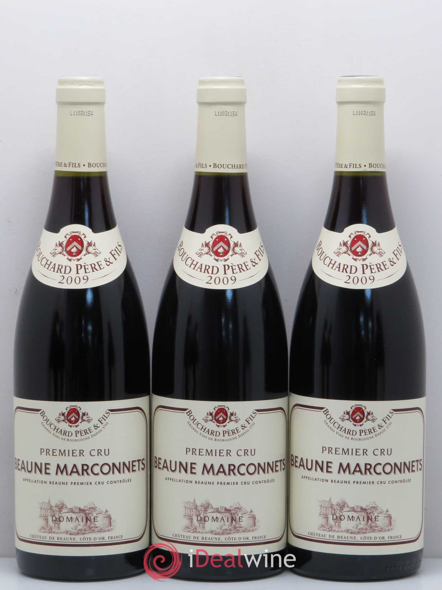Beaune 1er Cru Marconnets Bouchard Père & Fils 2009 - Lot de 12 bouteilles - 2