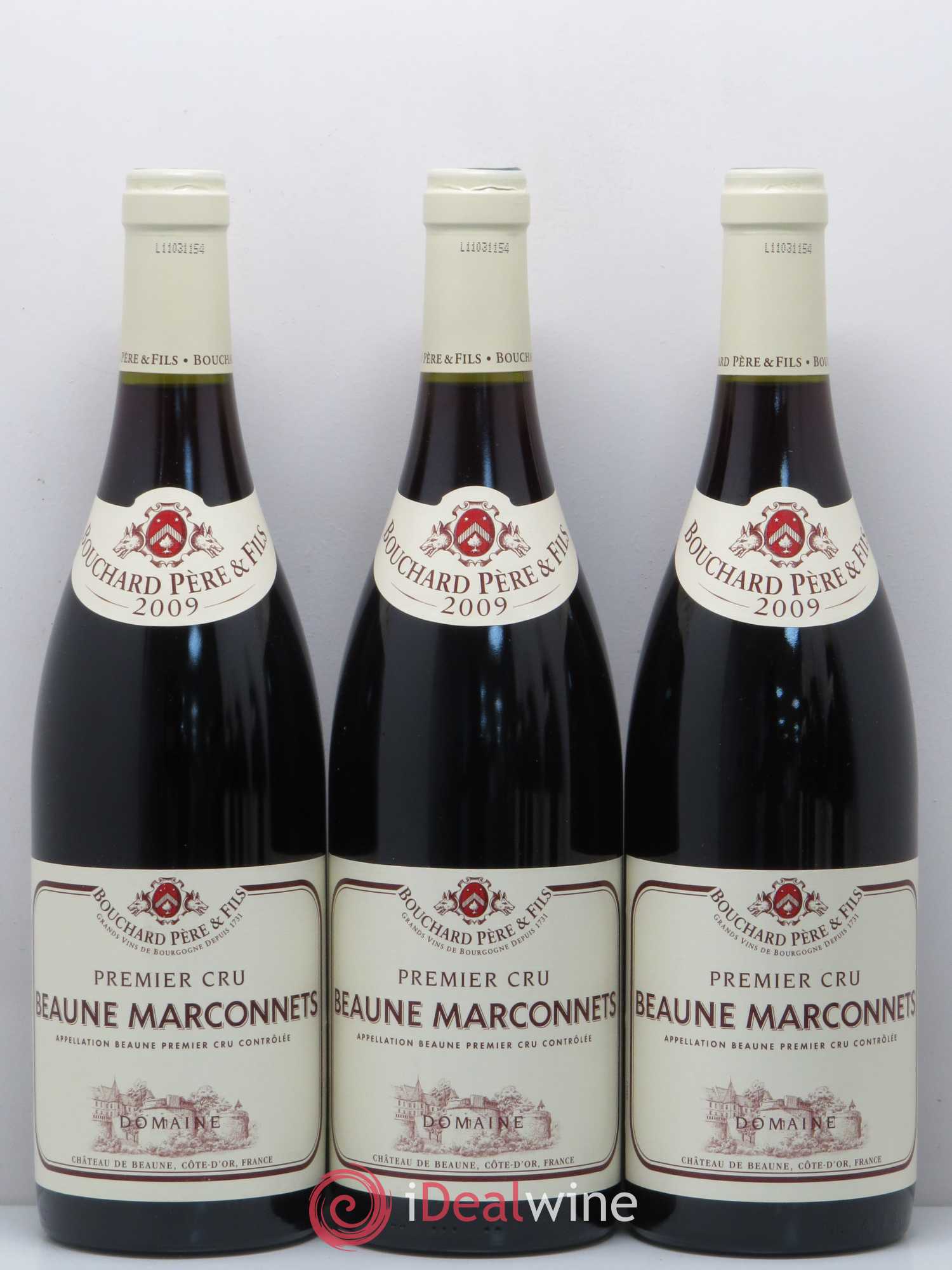 Beaune 1er Cru Marconnets Bouchard Père & Fils 2009 - Lot de 12 bouteilles - 3