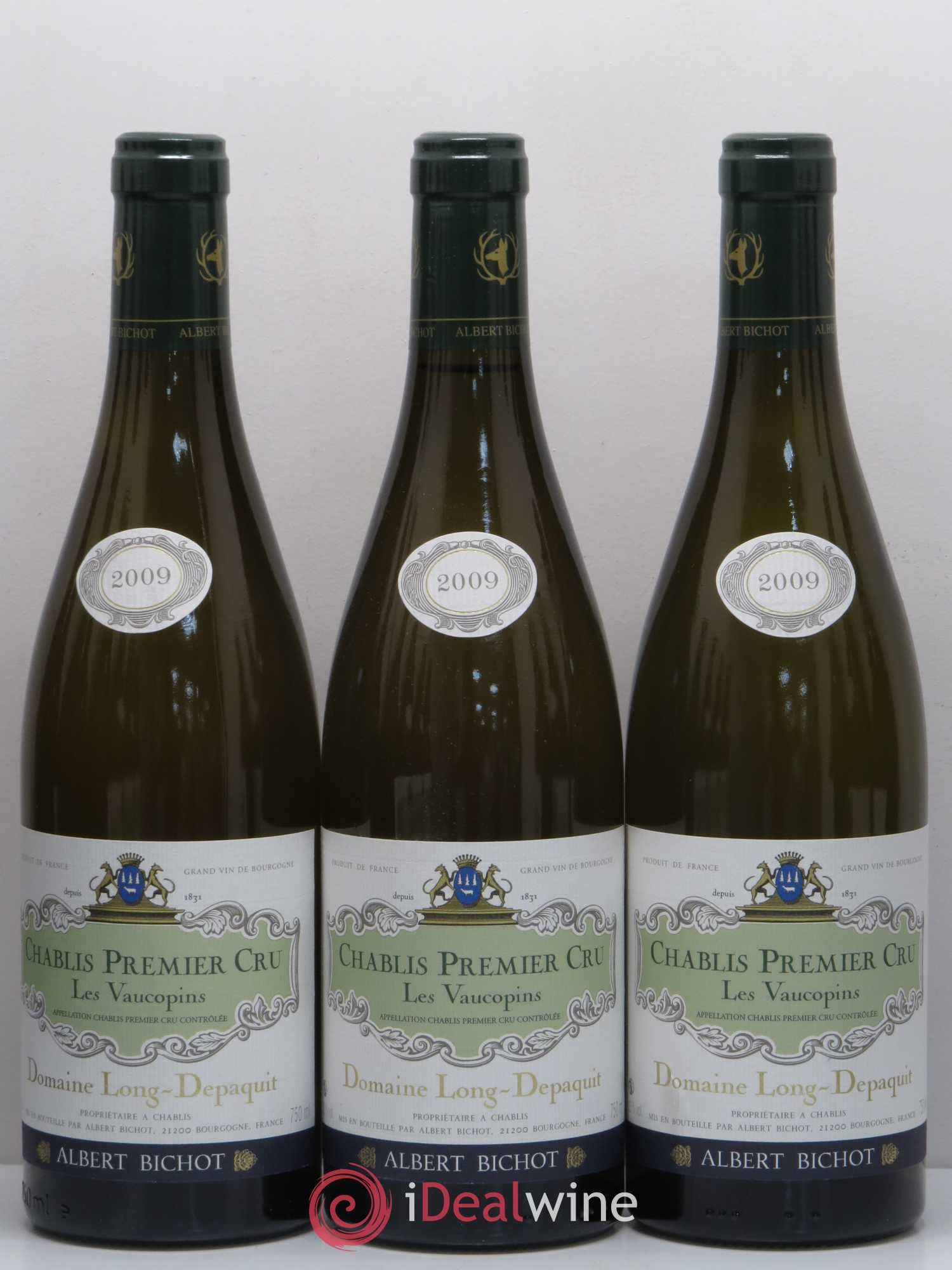 Chablis 1er Cru Vaucopin Long Depaquit - Albert Bichot (Domaine) 2009 - Lot de 12 bouteilles - 3