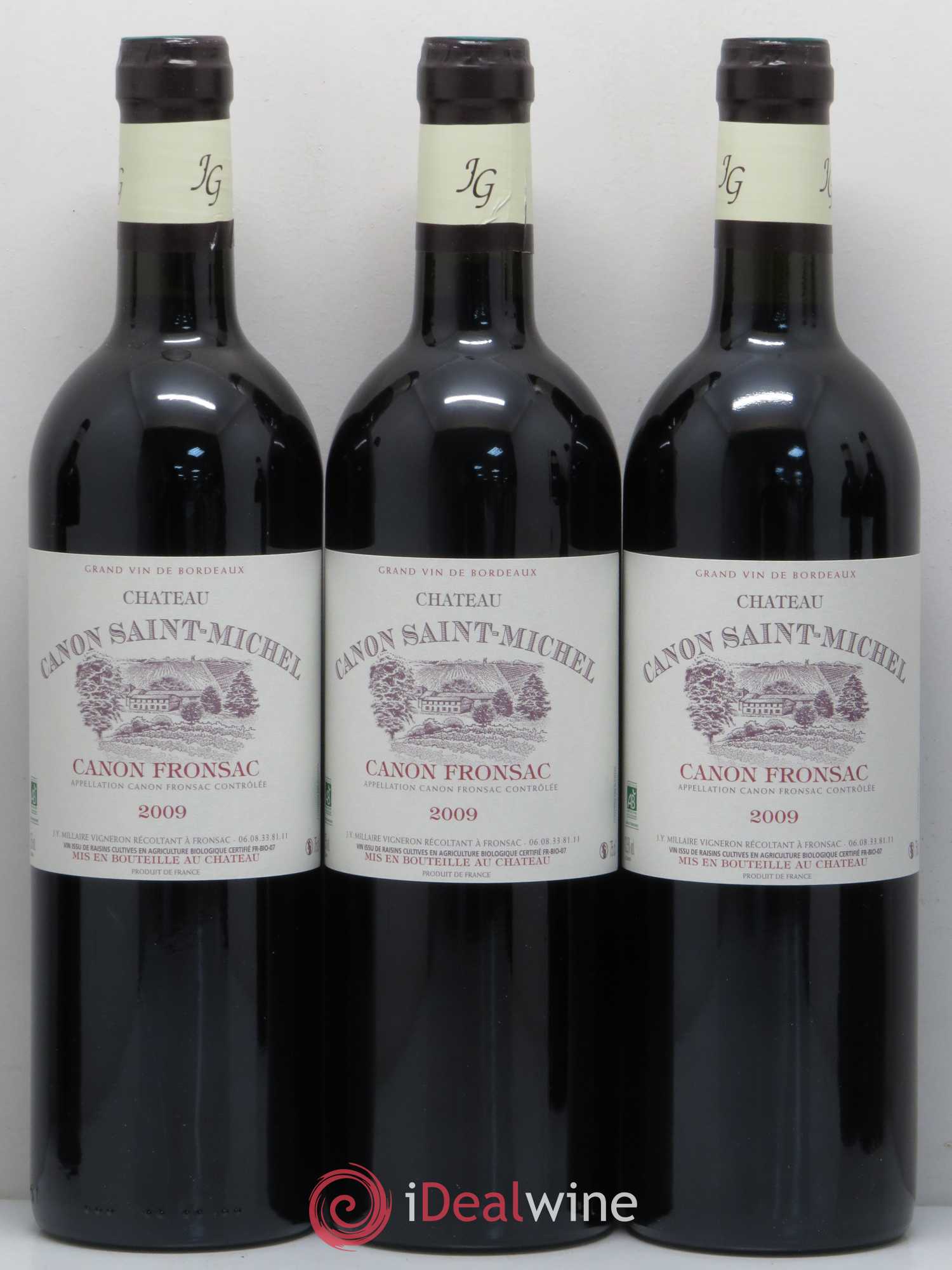Canon-Fronsac Château Canon Saint-Michel 2009 - Lot de 12 bouteilles - 2