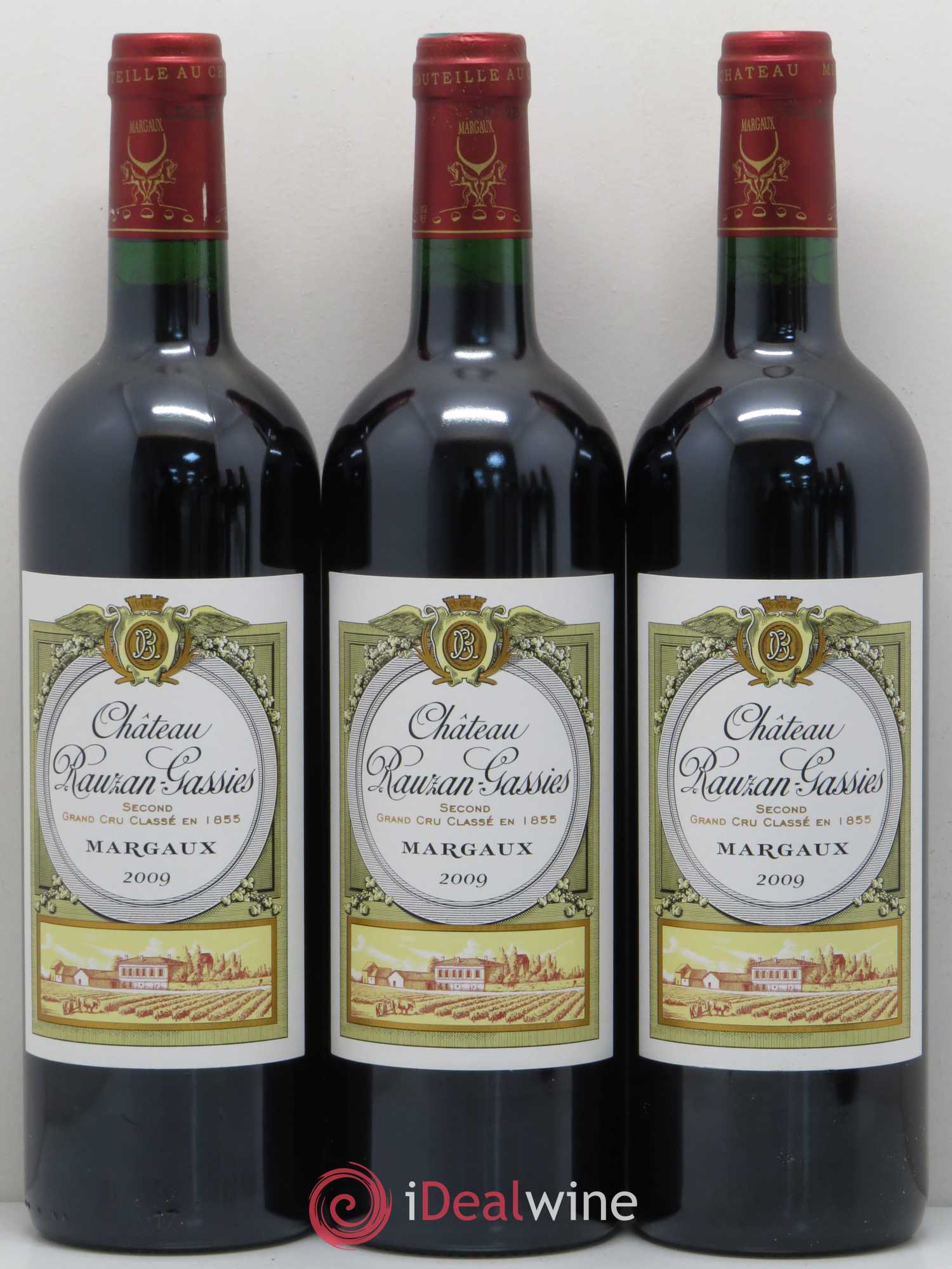 Château Rauzan-Gassies 2ème Grand Cru Classé 2009 - Lot de 6 bouteilles - 1