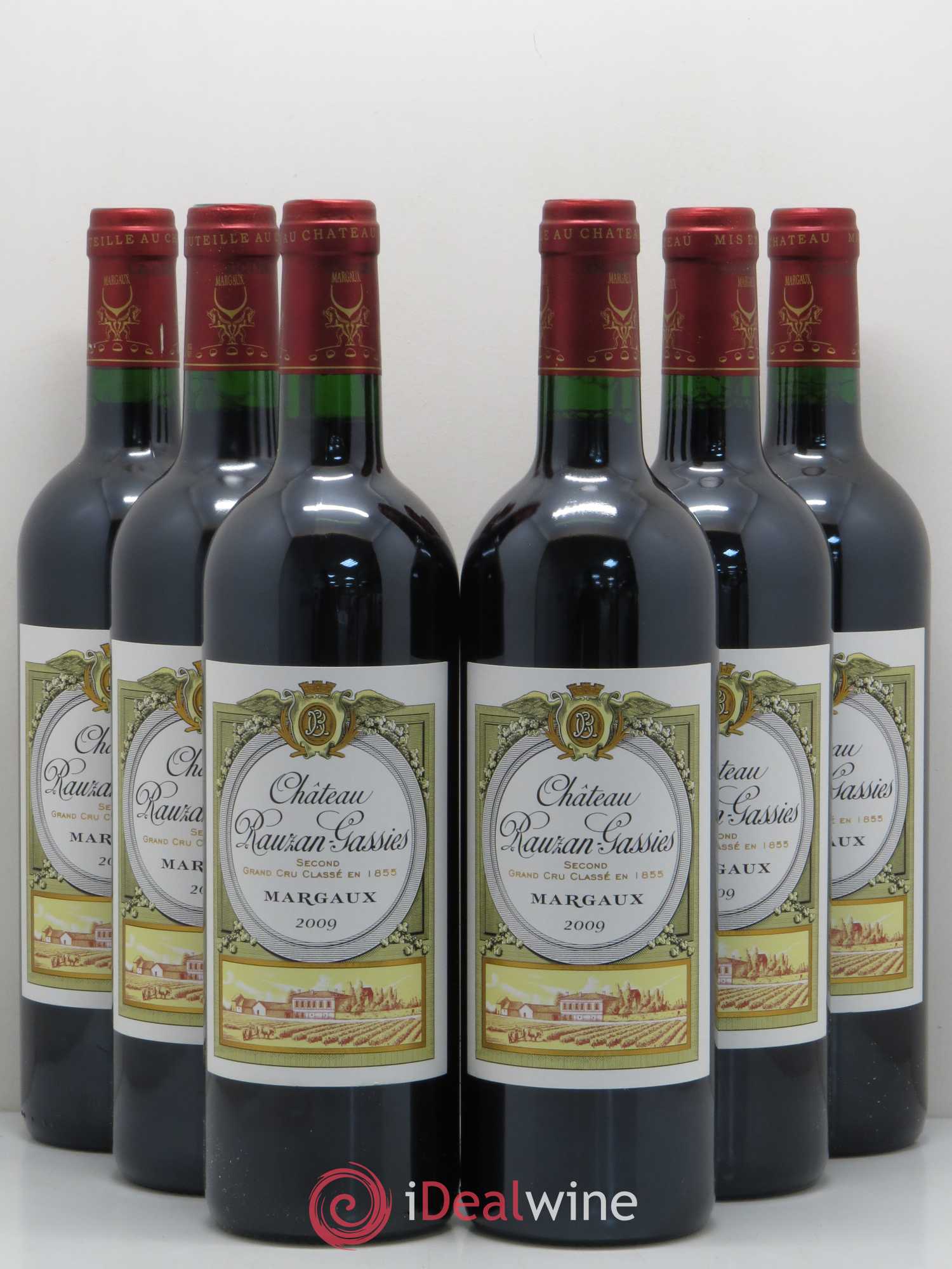 Château Rauzan-Gassies 2ème Grand Cru Classé 2009 - Lot de 6 bouteilles - 0