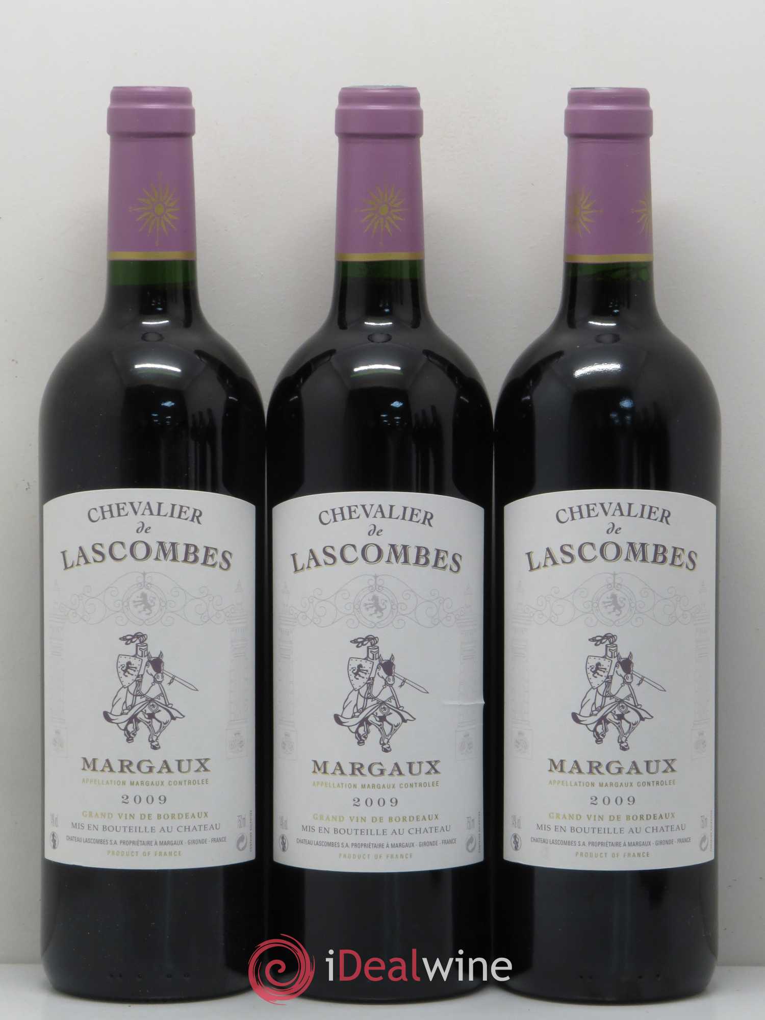 Chevalier de Lascombes Second Vin 2009 - Lot de 6 bouteilles - 1