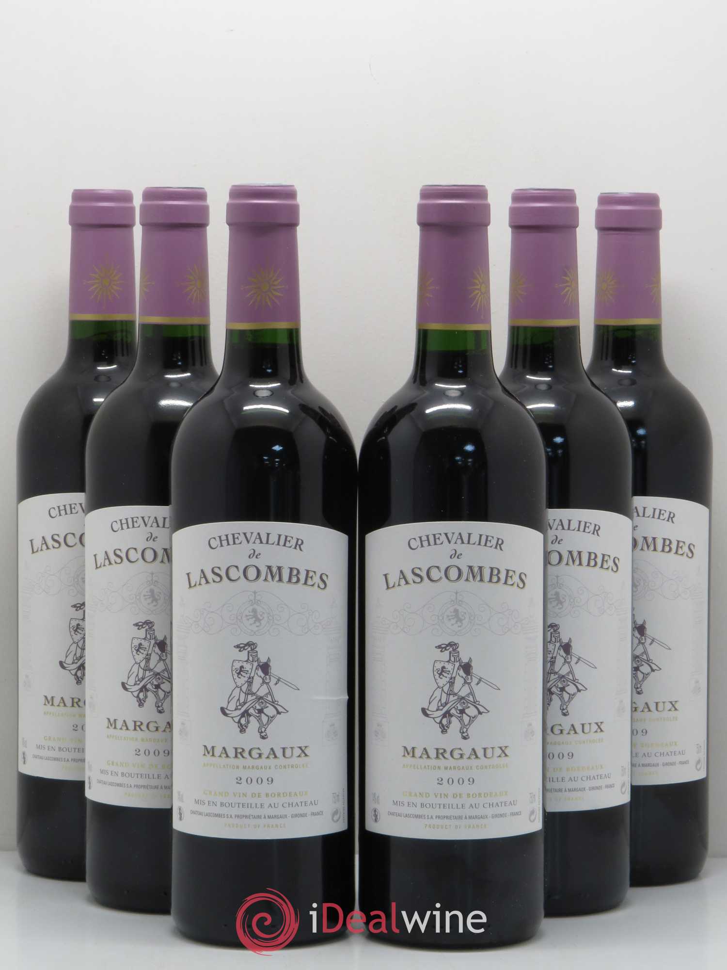 Chevalier de Lascombes Second Vin 2009 - Lot de 6 bouteilles - 0