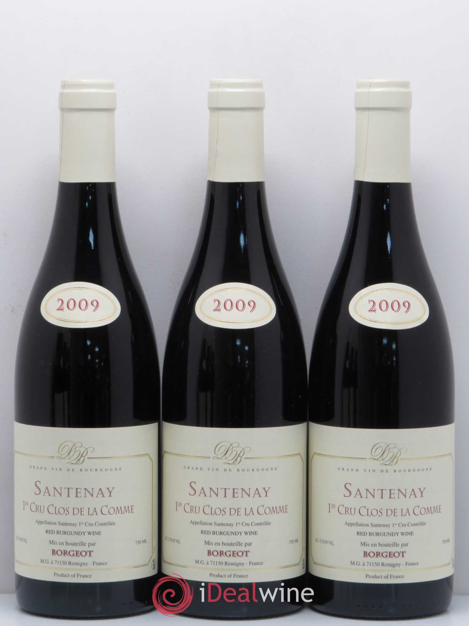 Santenay 1er Cru Clos De La Comme Domaine Borgeot 2009 - Lot de 6 bouteilles - 2