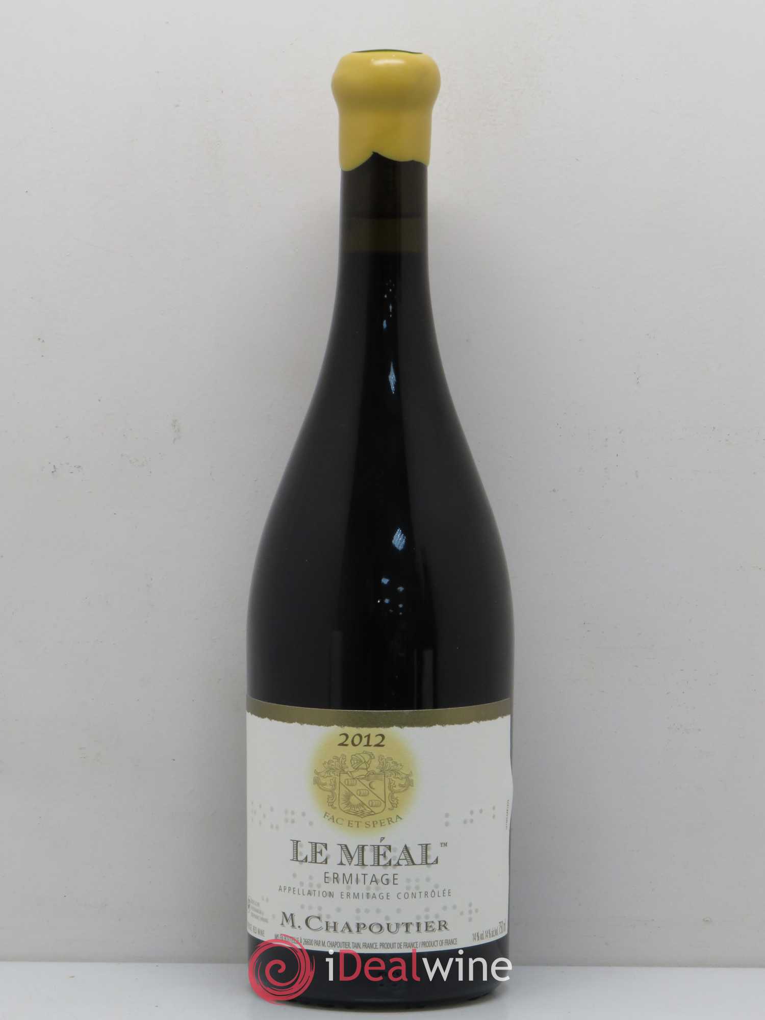Hermitage Ermitage Le Méal Chapoutier 2012 - Lot de 1 bouteille - 0