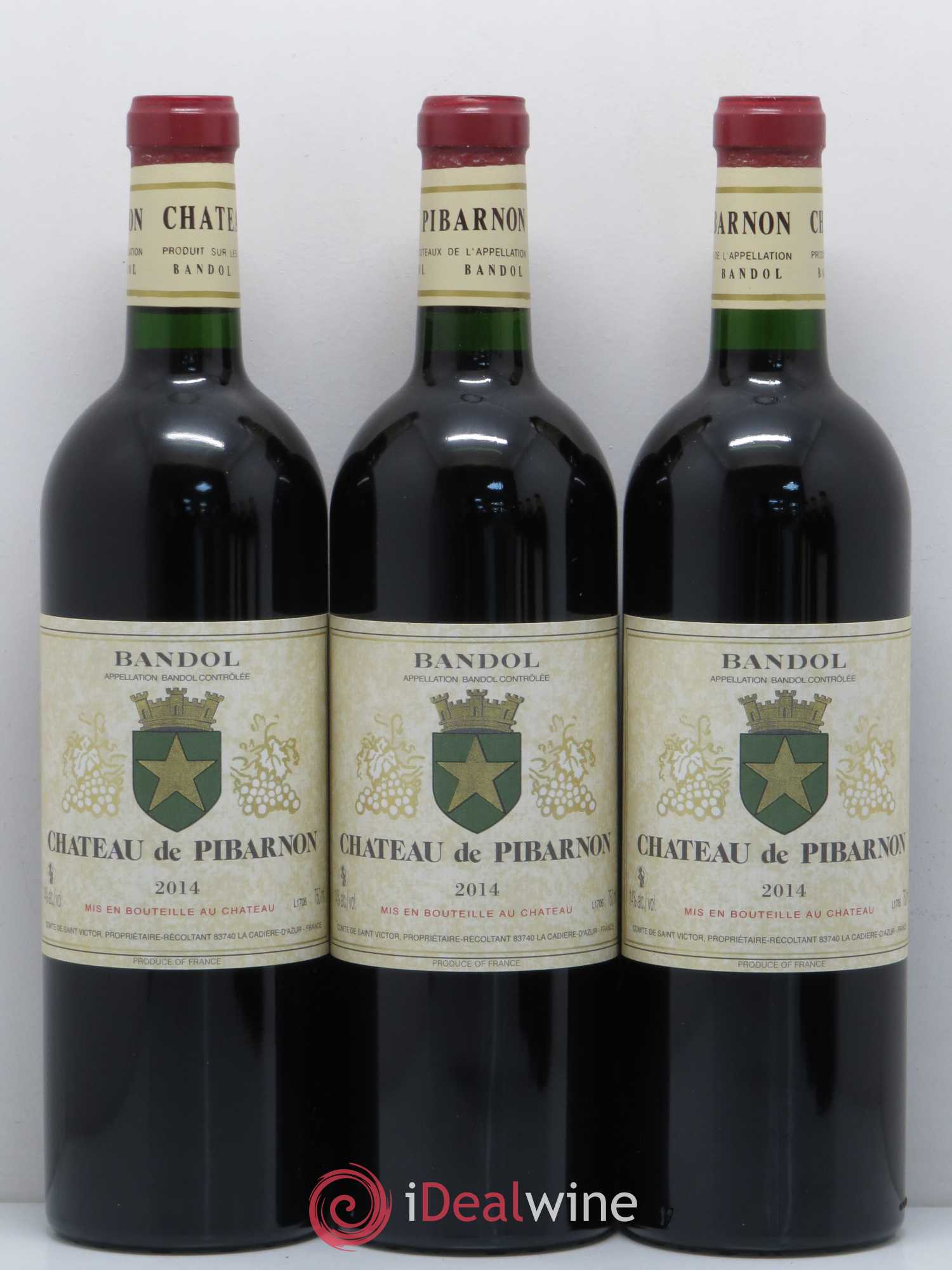 Bandol Château de Pibarnon Comte de Saint-Victor 2014 - Lot de 6 bouteilles - 2
