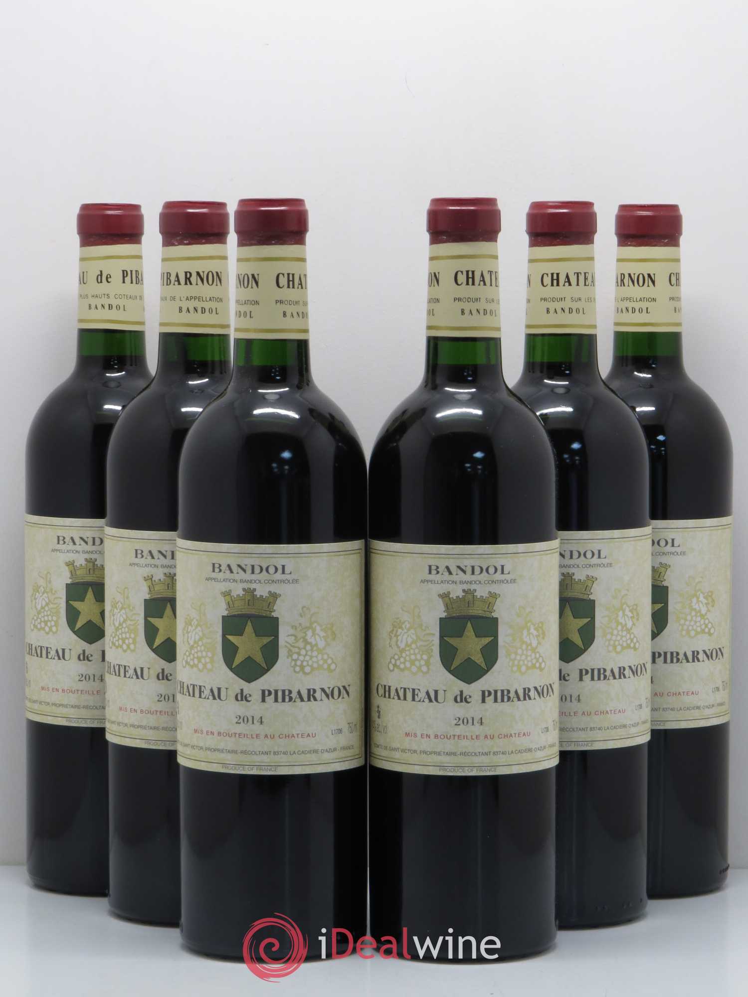 Bandol Château de Pibarnon Comte de Saint-Victor 2014 - Lot de 6 bouteilles - 0