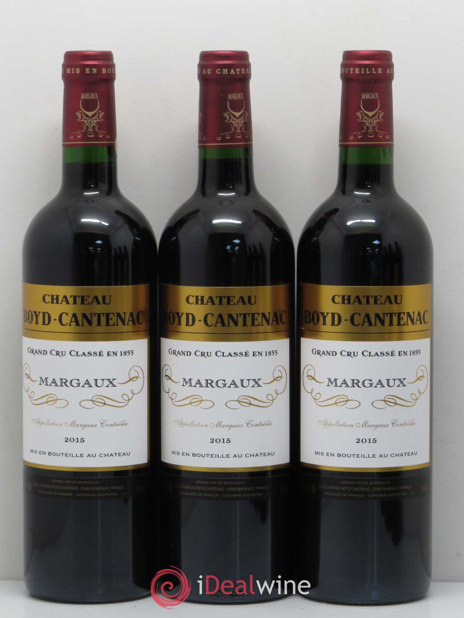 Château Boyd Cantenac 3ème Grand Cru Classé 2015 - Lot de 6 bouteilles - 1