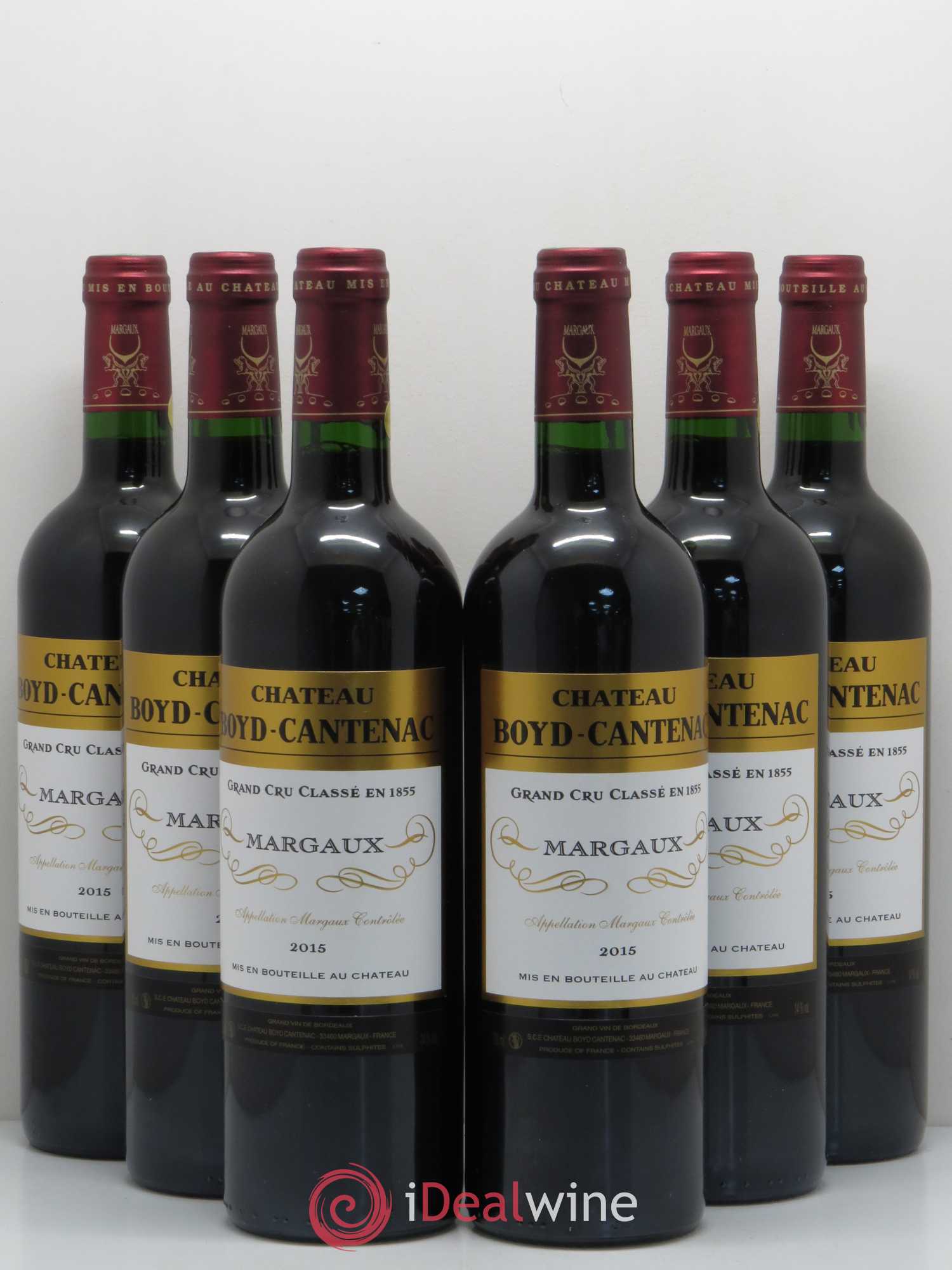 Château Boyd Cantenac 3ème Grand Cru Classé 2015 - Lot de 6 bouteilles - 0
