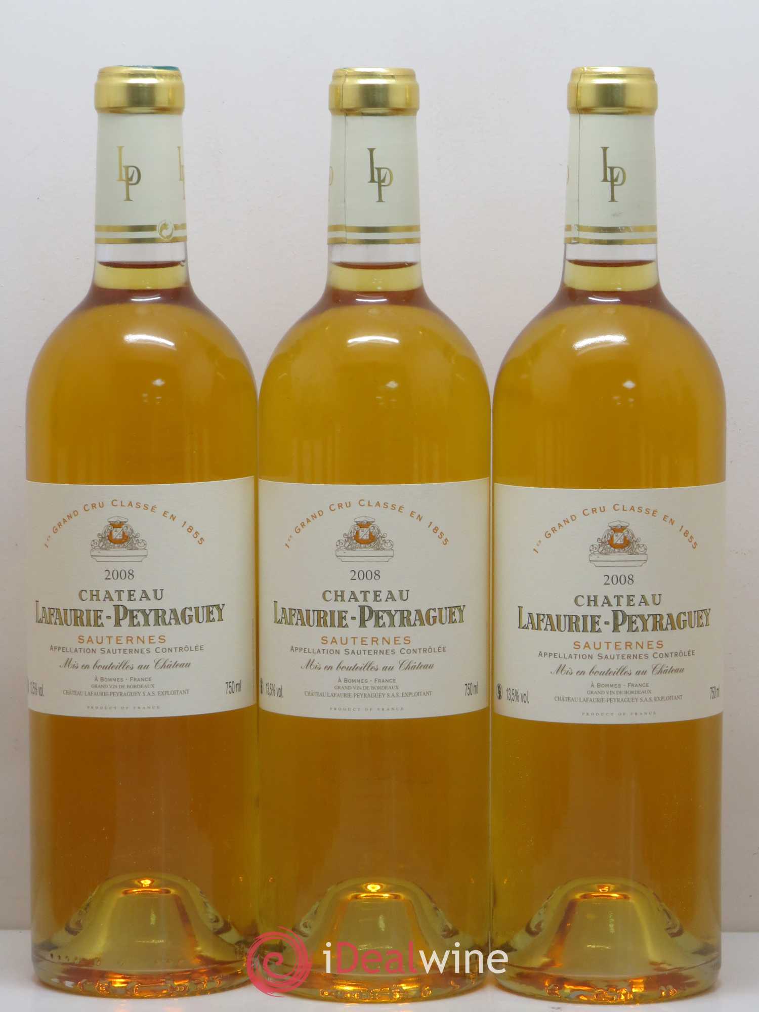 Château Lafaurie-Peyraguey 1er Grand Cru Classé 2008 - Lotto di 12 bottiglie - 1