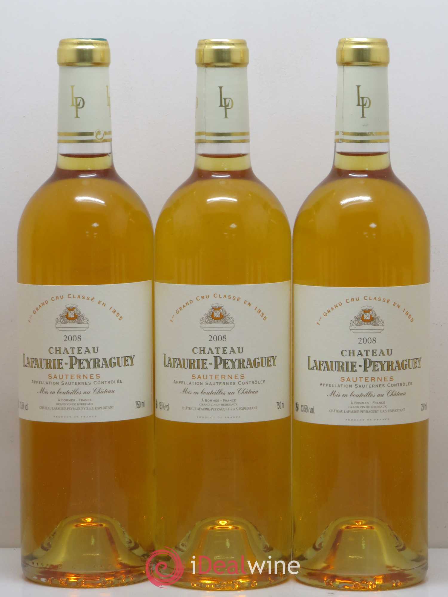 Château Lafaurie-Peyraguey 1er Grand Cru Classé 2008 - Lotto di 12 bottiglie - 3
