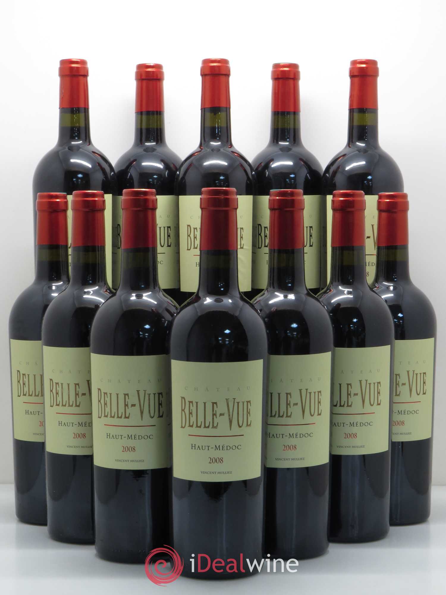 Château Belle-Vue 2008 - Lot de 12 bouteilles - 0