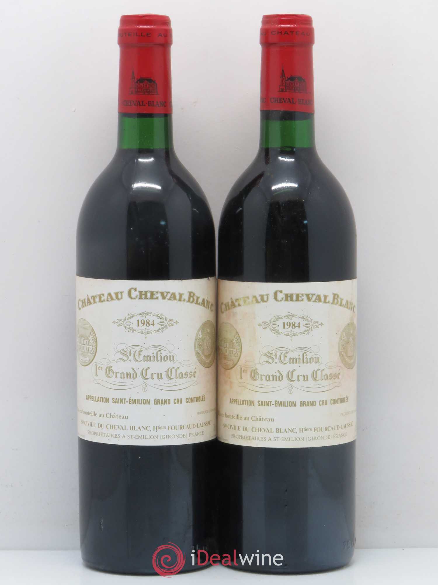 Château Cheval Blanc 1er Grand Cru Classé A 1984 - Lot de 2 bouteilles - 0