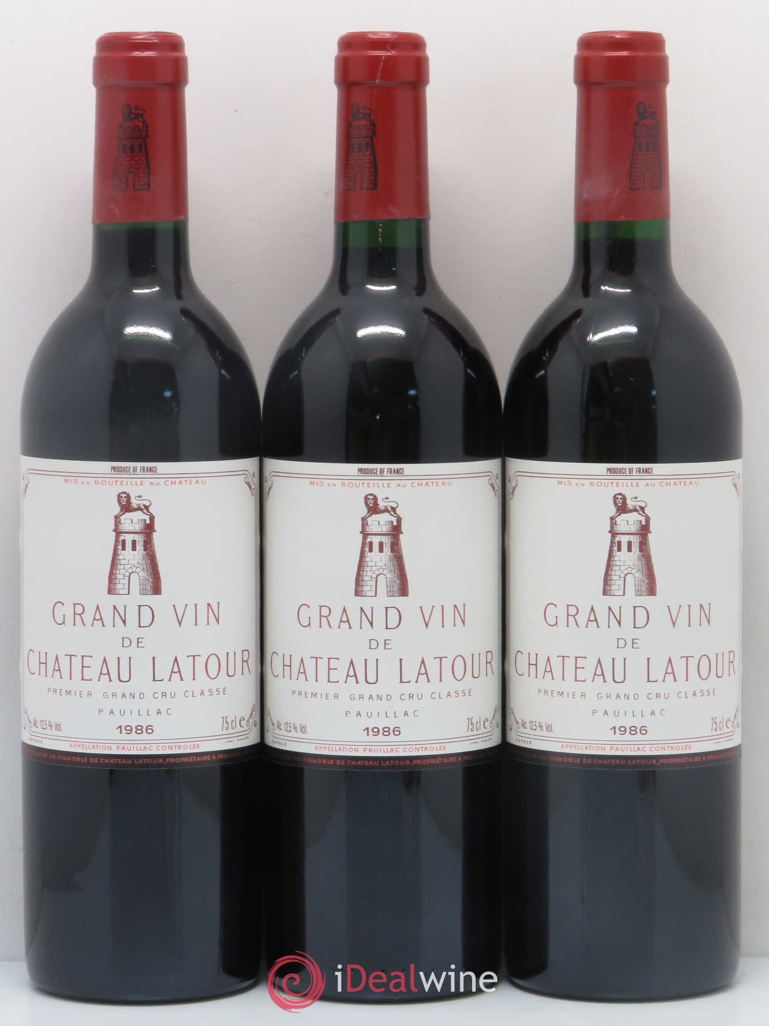 Château Latour 1er Grand Cru Classé 1986 - Lot de 12 bouteilles - 2