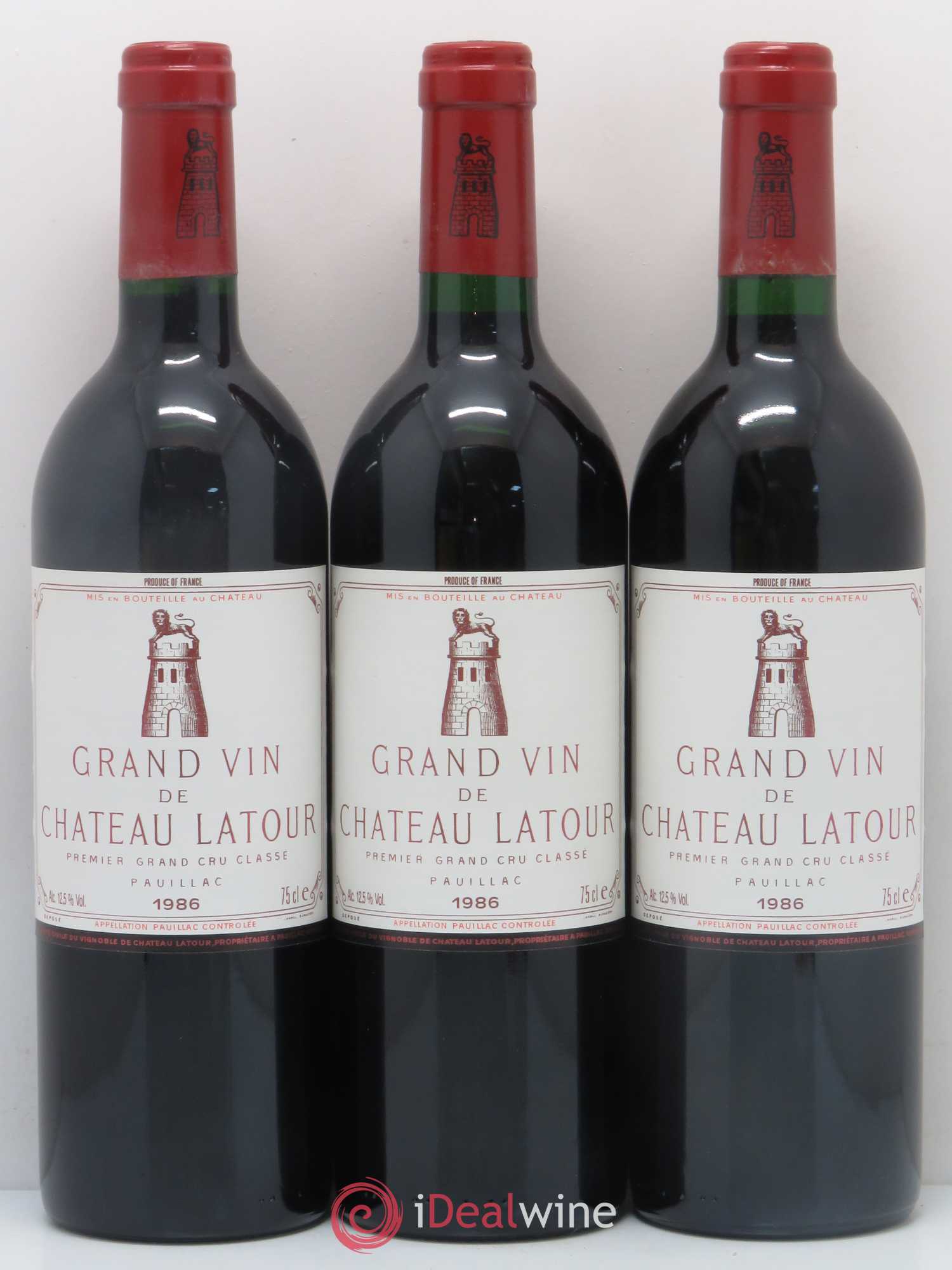 Château Latour 1er Grand Cru Classé 1986 - Lot de 12 bouteilles - 3