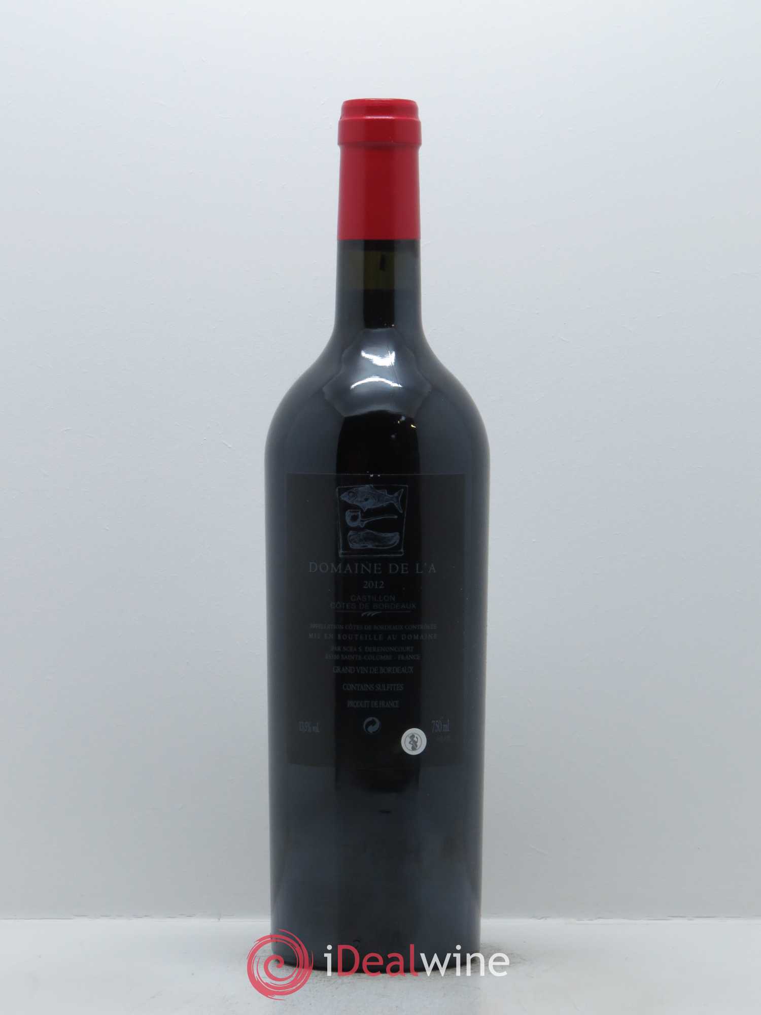 Domaine de l'A 2012 - Lot de 1 bouteille - 1