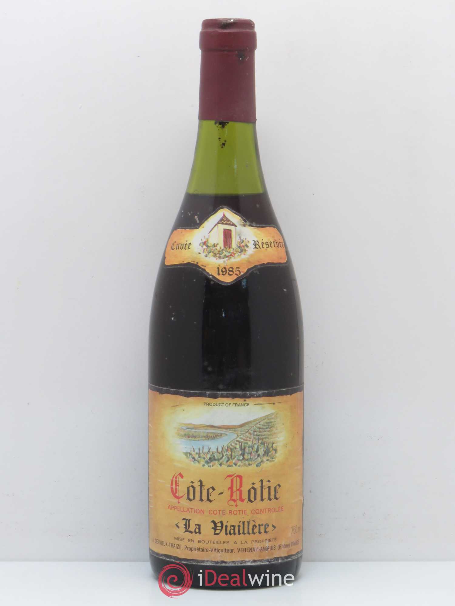 Côte-Rôtie La Viaillere Dervieux Thaize Cuvée Réservée 1985 - Lot de 1 bouteille - 0
