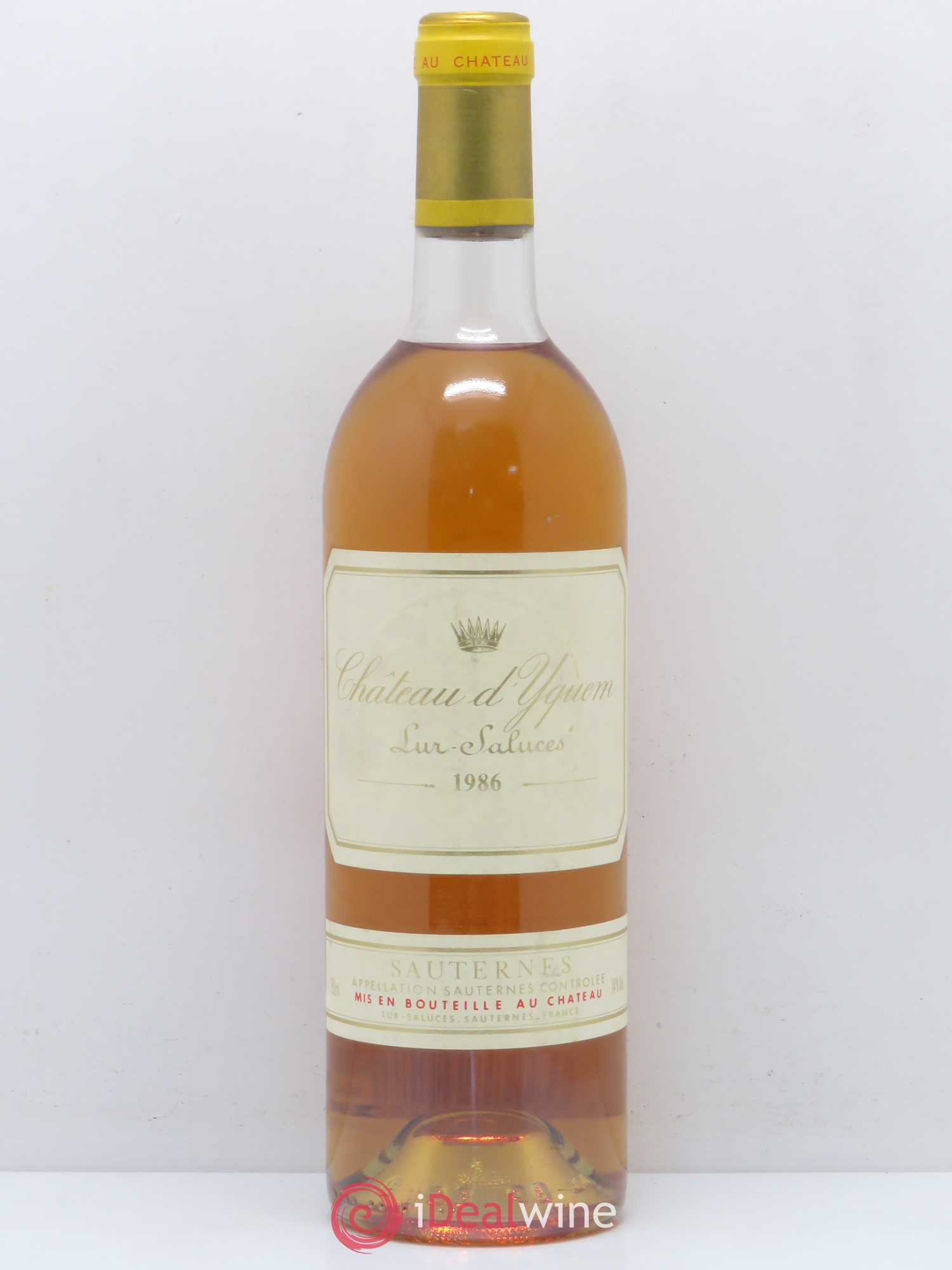 Château d' Yquem 1er Cru Classé Supérieur 1986 - Lotto di 1 bottiglia - 0
