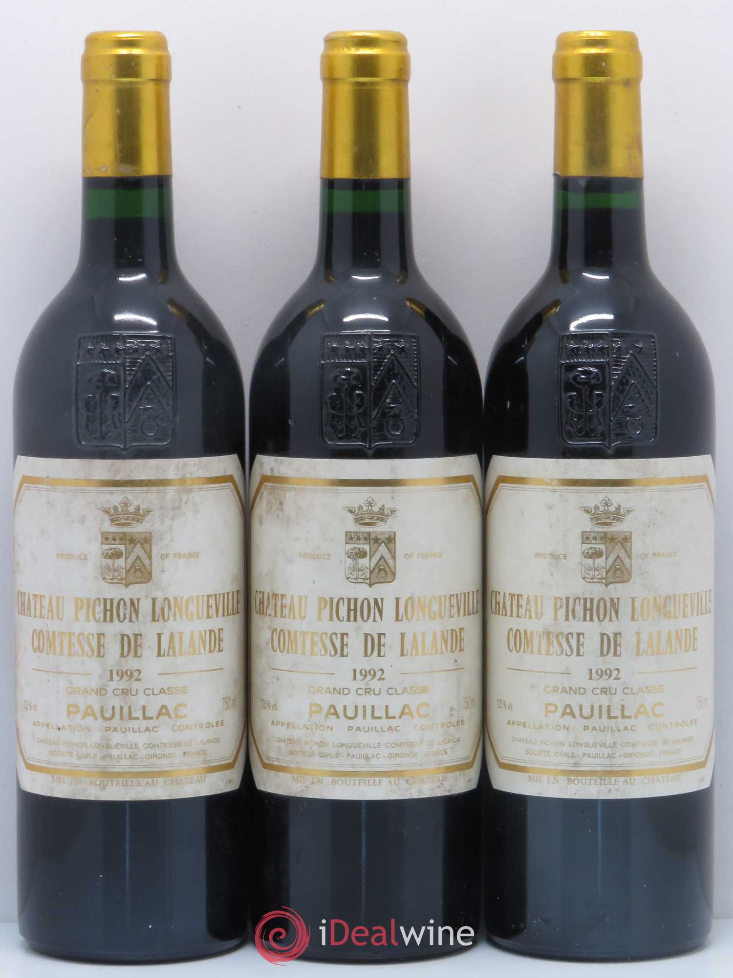 Château Pichon Longueville Comtesse de Lalande 2ème Grand Cru Classé 1992 - Lot de 6 bouteilles - 2