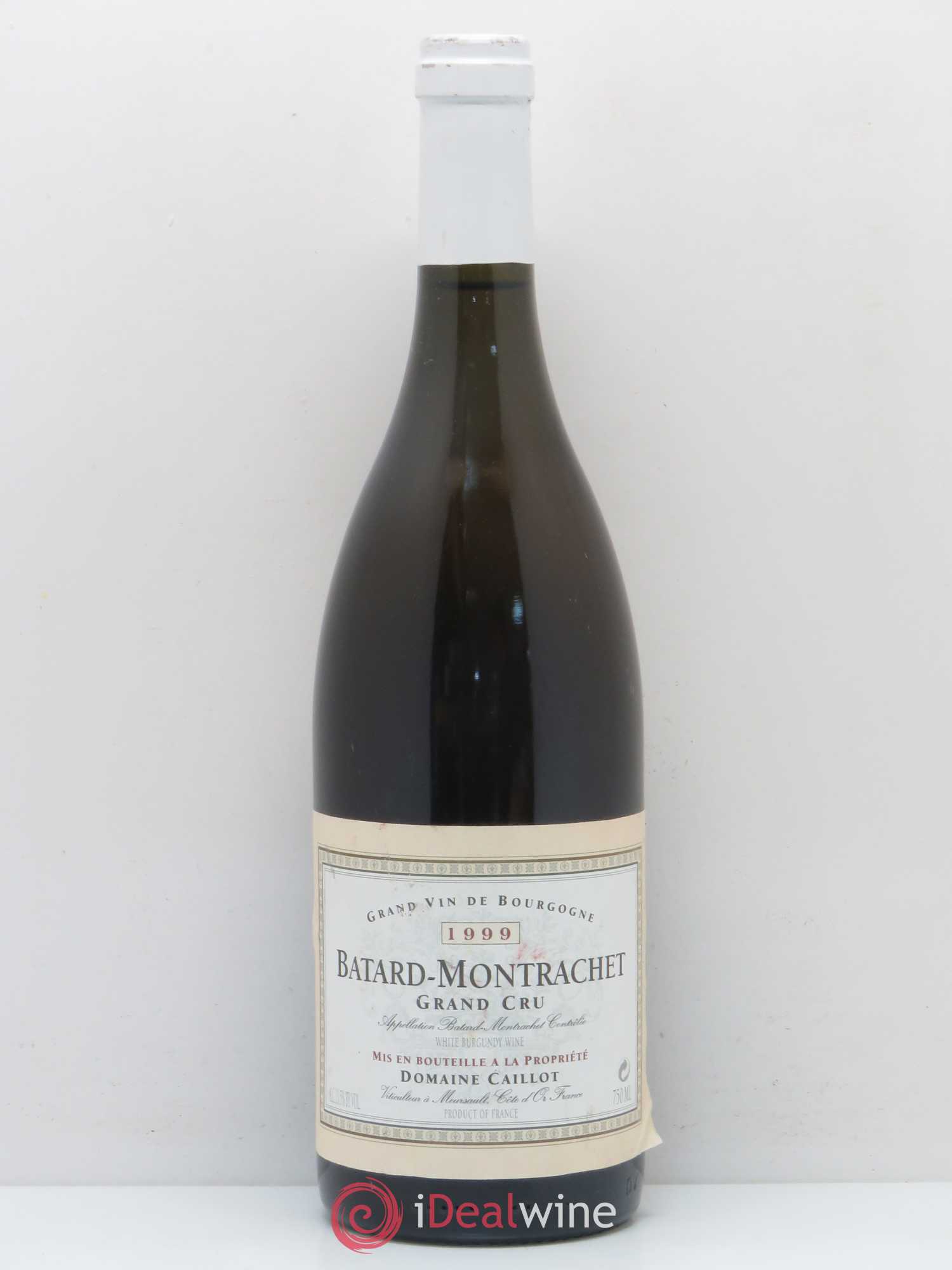 Bâtard-Montrachet Grand Cru Domaine Caillot 1999 - Lotto di 1 bottiglia - 0