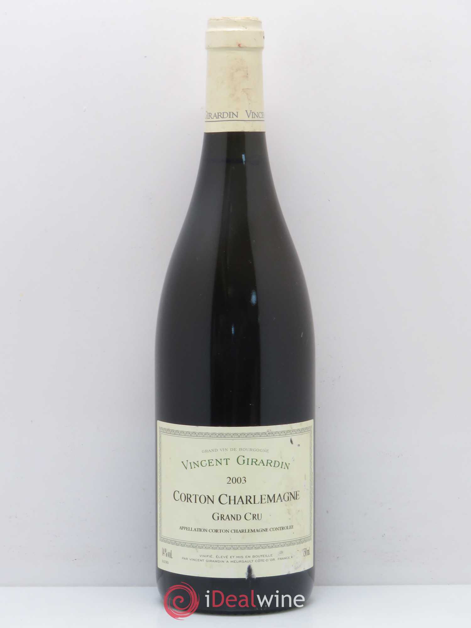 Corton-Charlemagne Grand Cru Vincent Girardin 2003 - Lot de 1 bouteille - 0