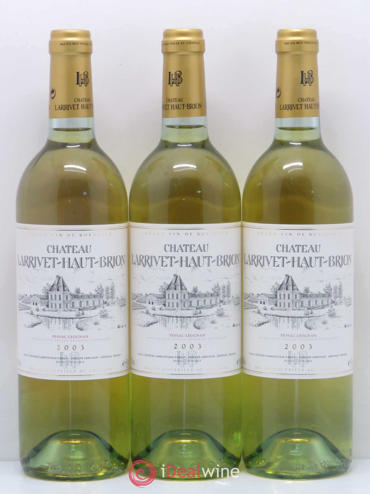 Château Larrivet Haut-Brion 2003 - Lot de 12 bouteilles - 3