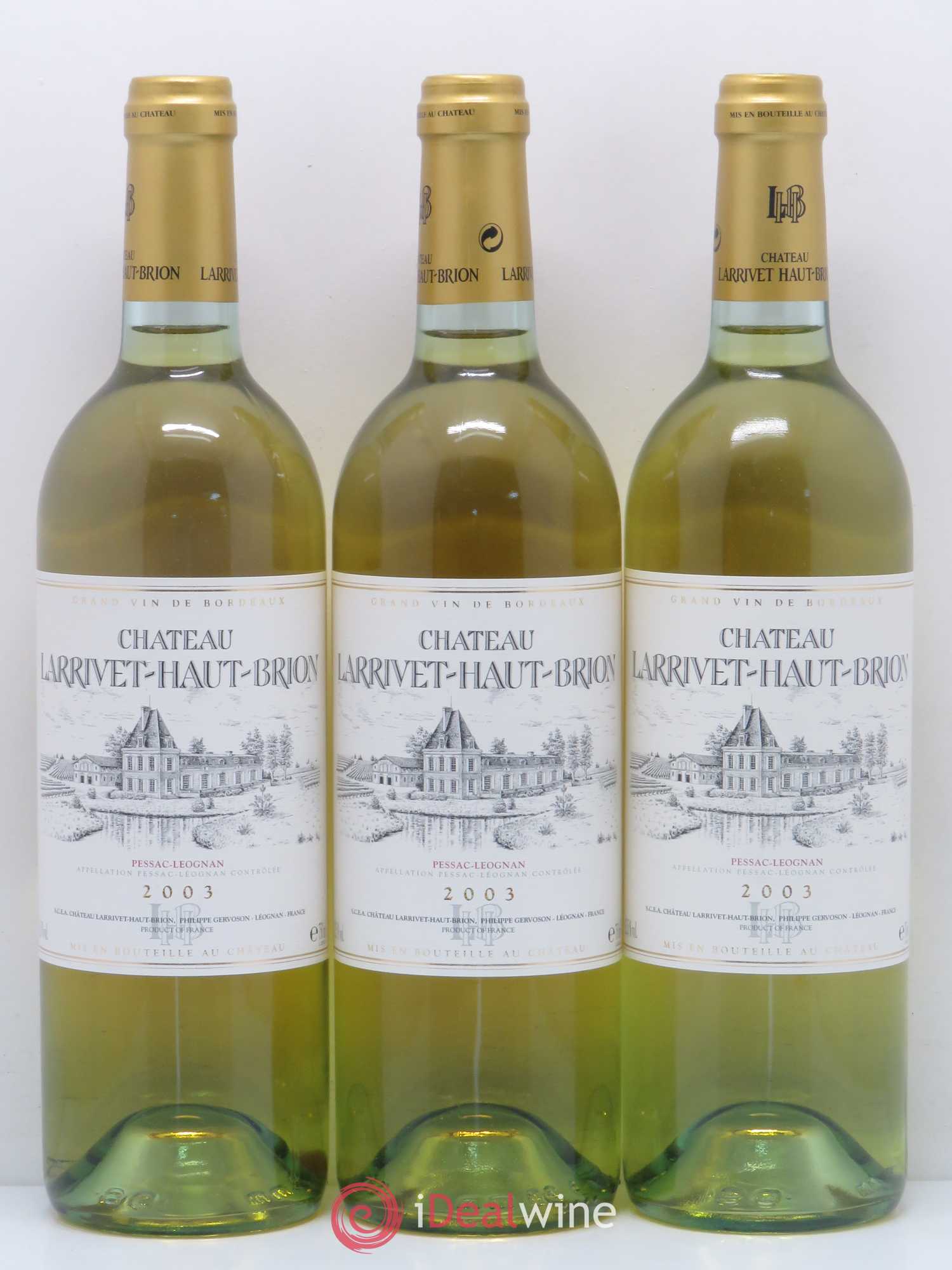 Château Larrivet Haut-Brion 2003 - Lot de 12 bouteilles - 4