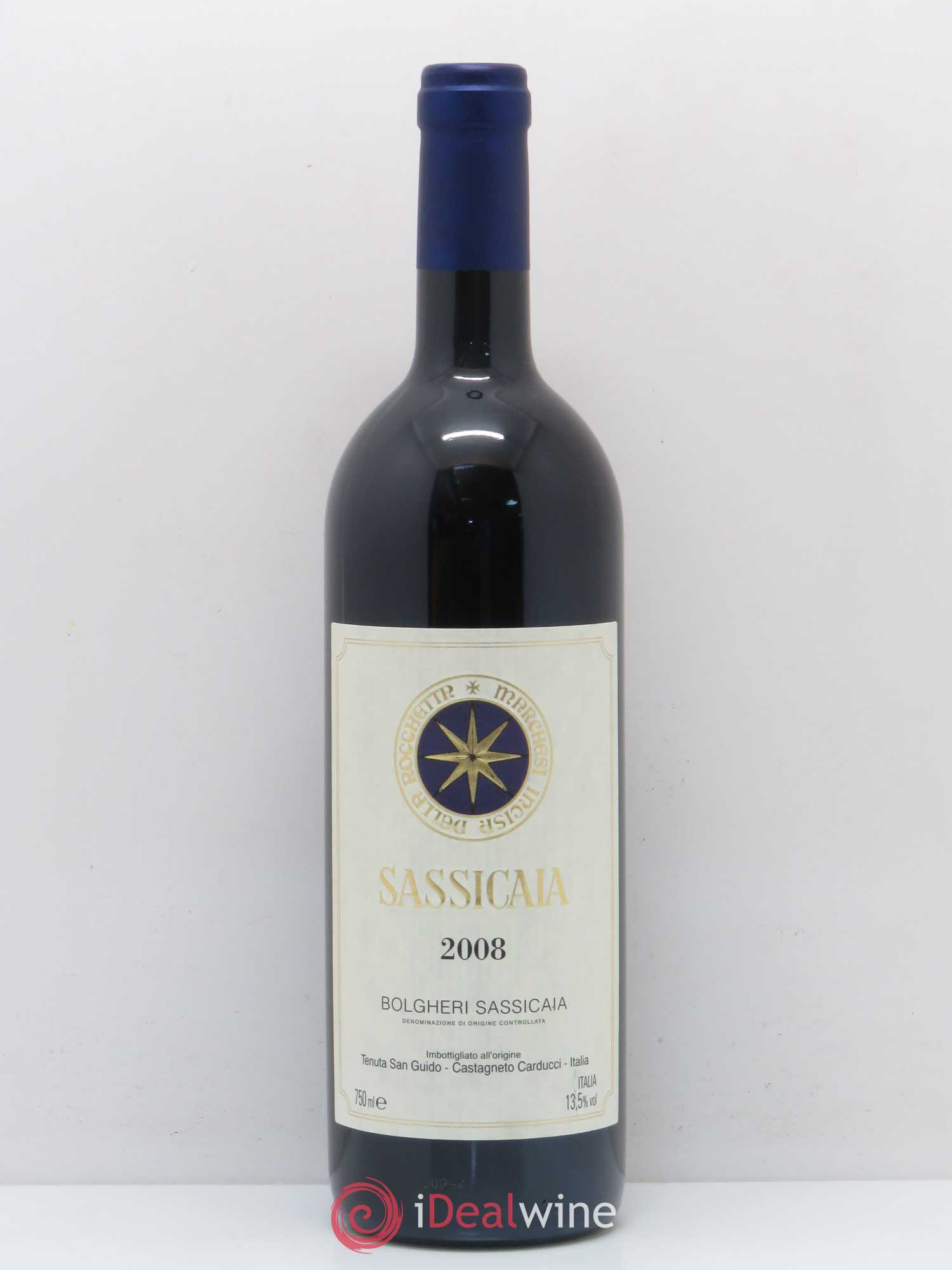 Bolgheri DOC Sassicaia Tenuta San Guido 2008 - Lot de 1 bouteille - 0