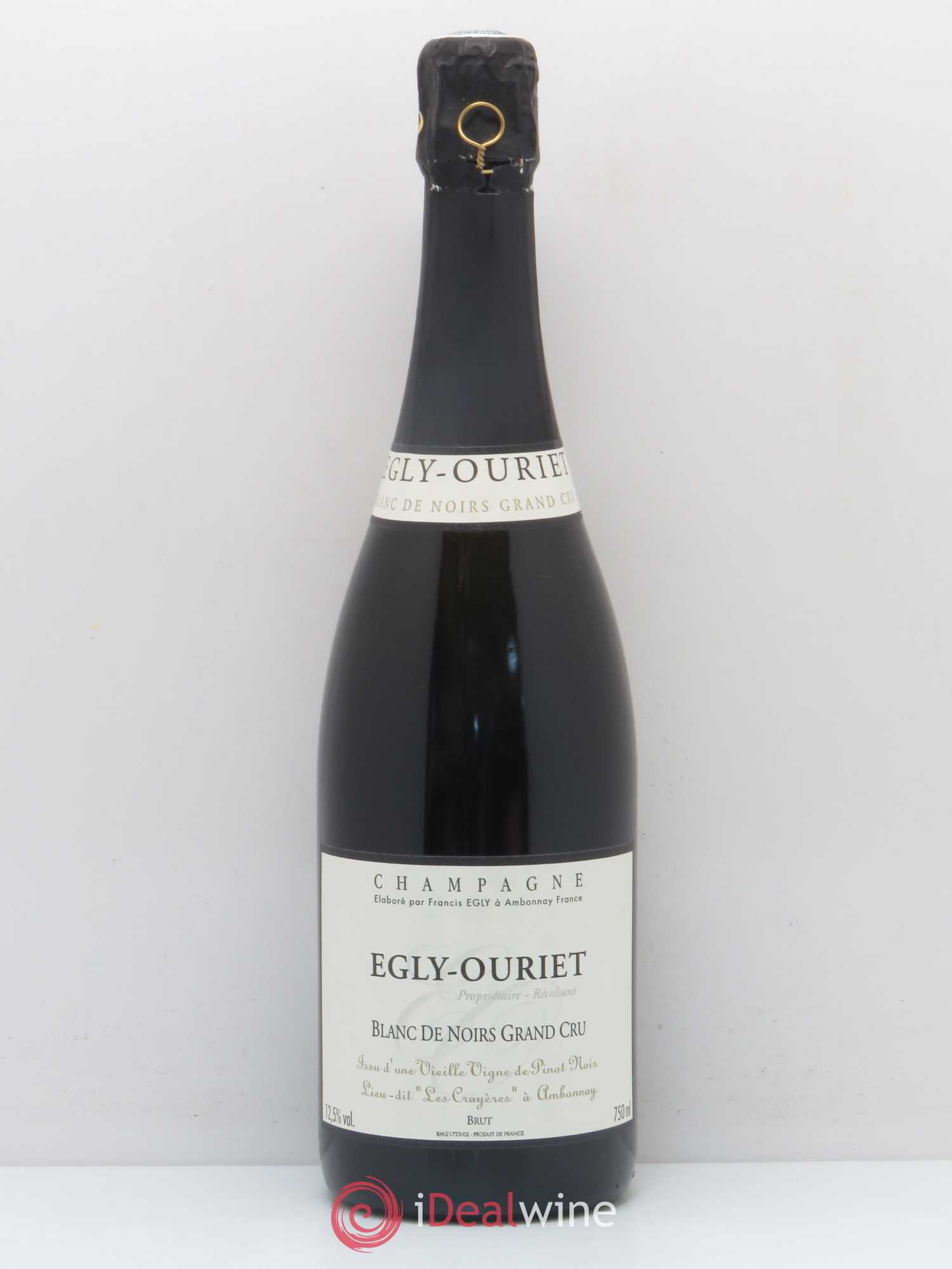 Blanc de Noirs Les Crayères Vieilles vignes Egly-Ouriet Ambonnay Grand Cru - Lot de 1 bouteille - 0