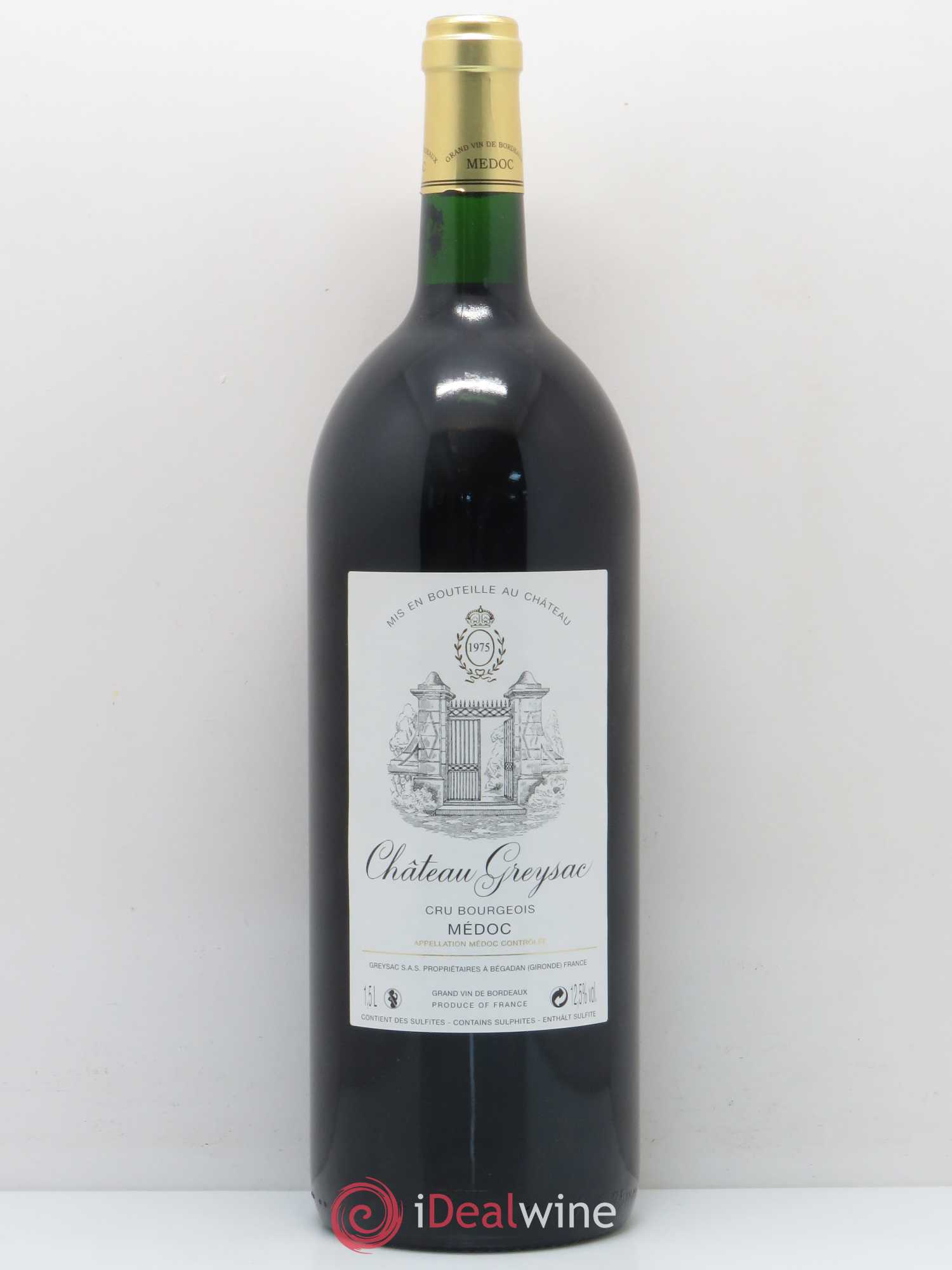 Château Greysac Cru Bourgeois (sans prix de réserve) 1975 - Lot de 1 magnum - 0