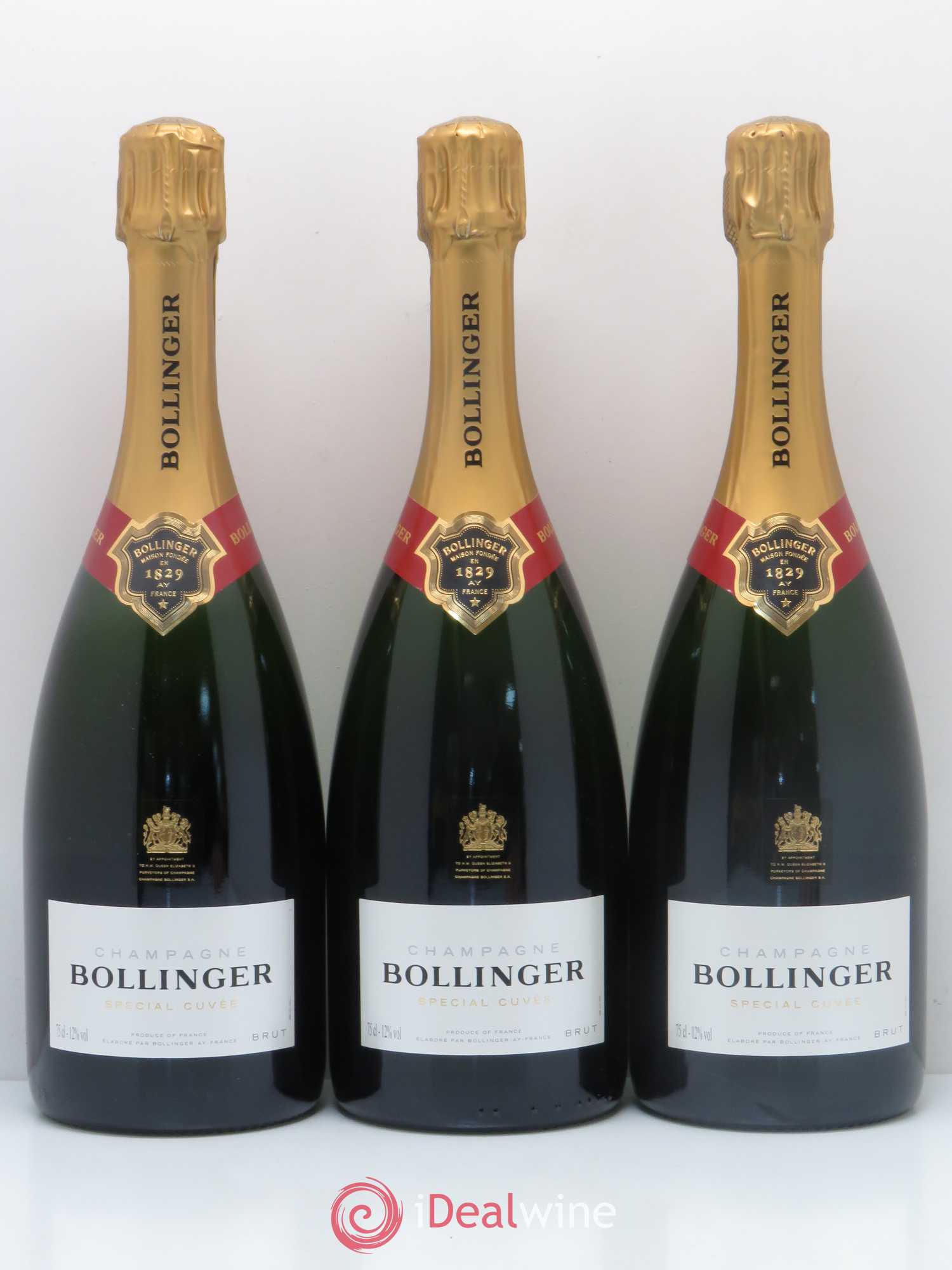 Special Cuvée Brut Bollinger (sans prix de réserve) - Lot de 3 bouteilles - 0