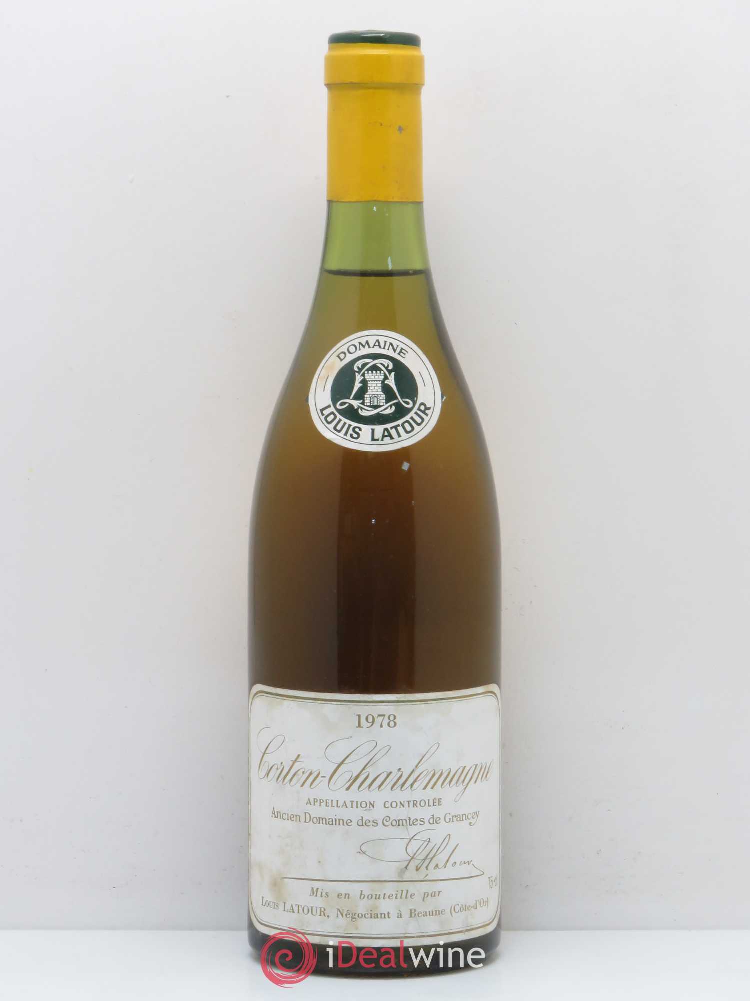 Corton-Charlemagne Grand Cru Louis Latour (sans prix de réserve) 1978 - Lot de 1 bouteille - 0
