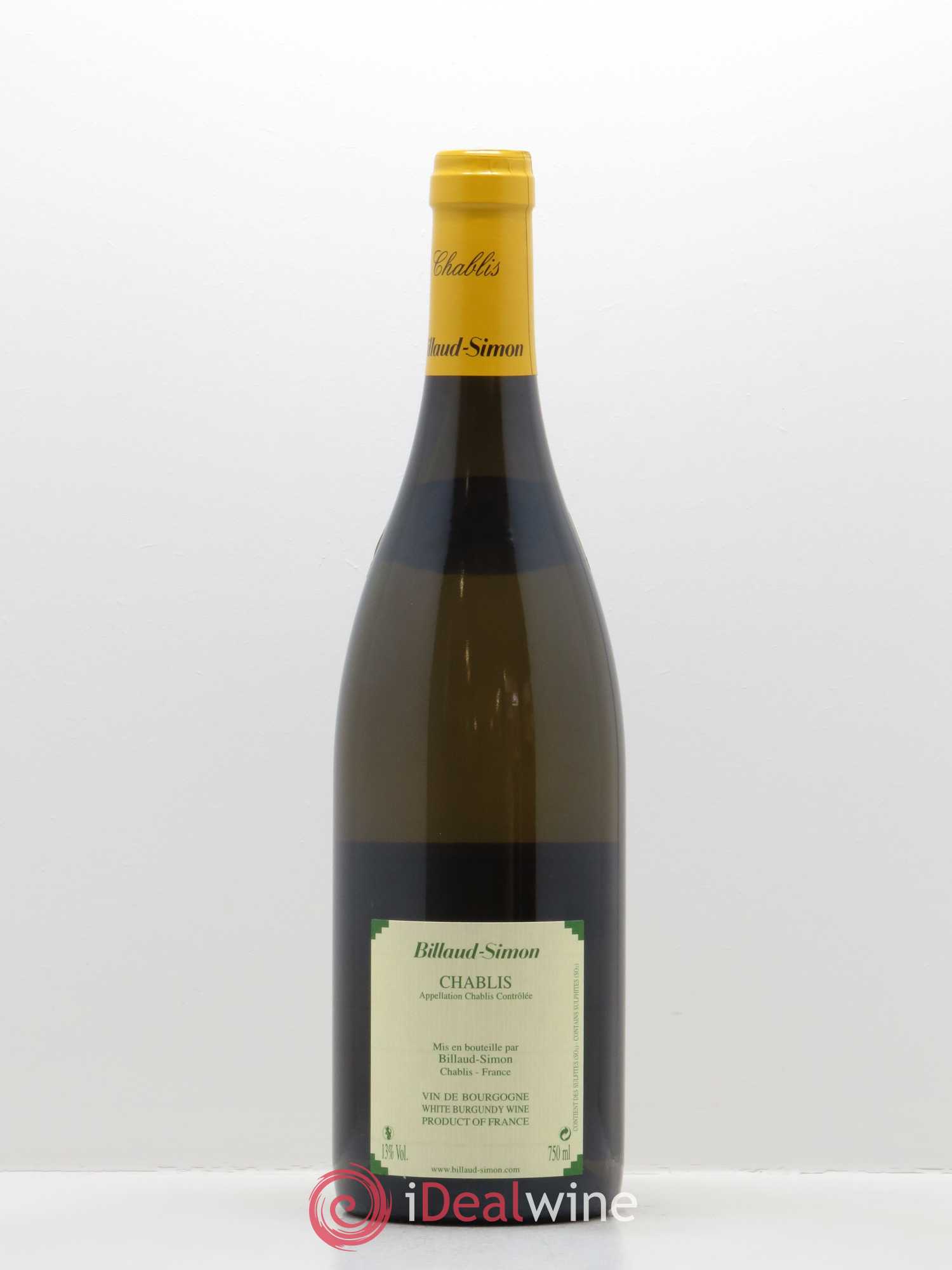 Chablis Billaud-Simon (Domaine) 2016 - Lot de 1 bouteille - 1