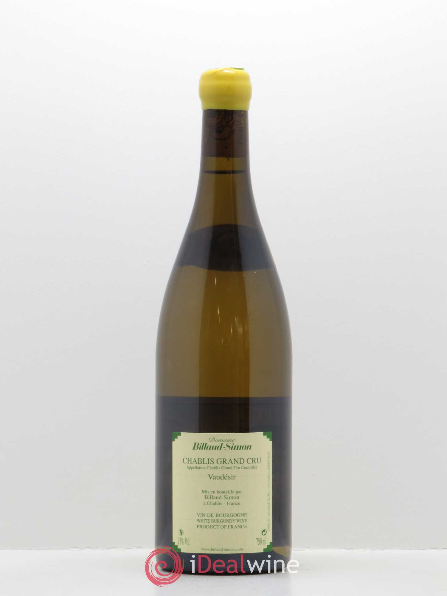 Chablis Grand Cru Vaudésir Billaud-Simon (Domaine) 2016 - Lot de 1 bouteille - 1