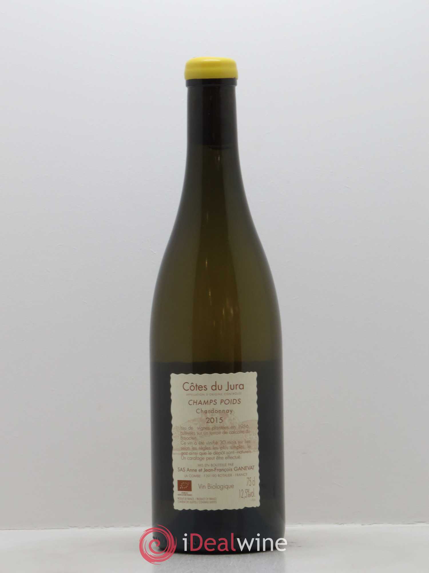 Côtes du Jura Champs Poids Anne et Jean François Ganevat 2015 - Lot de 1 bouteille - 1