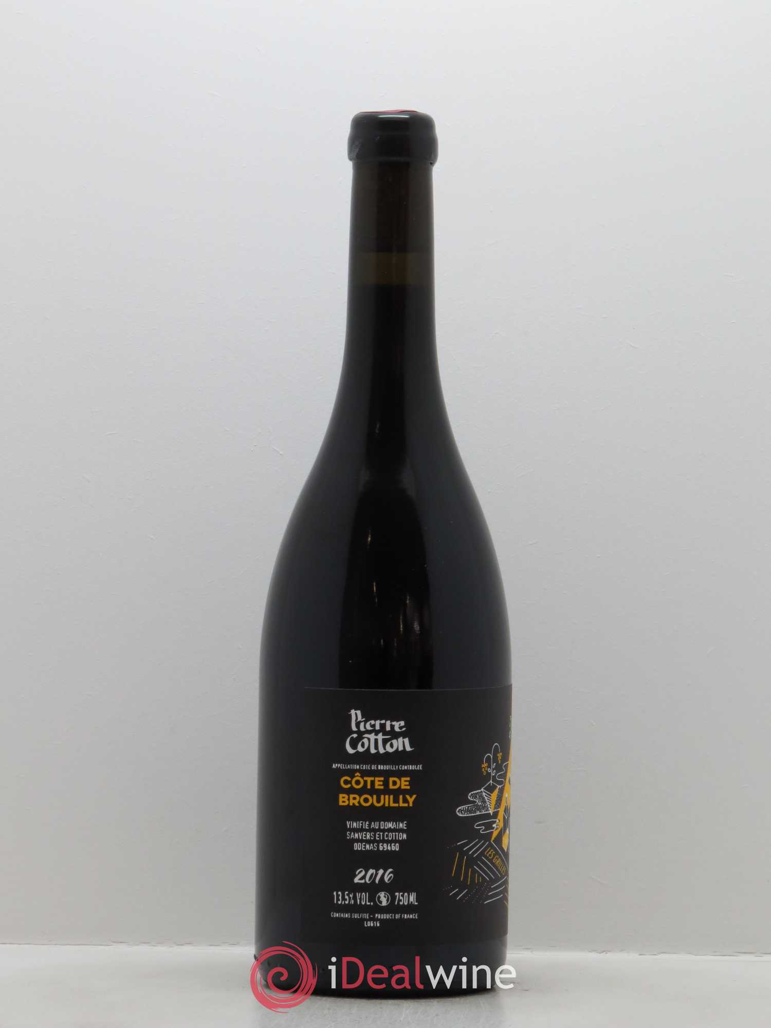 Côte de Brouilly Les Grillés Bonnet-Cotton (Domaine) 2016 - Lot de 1 bouteille - 1