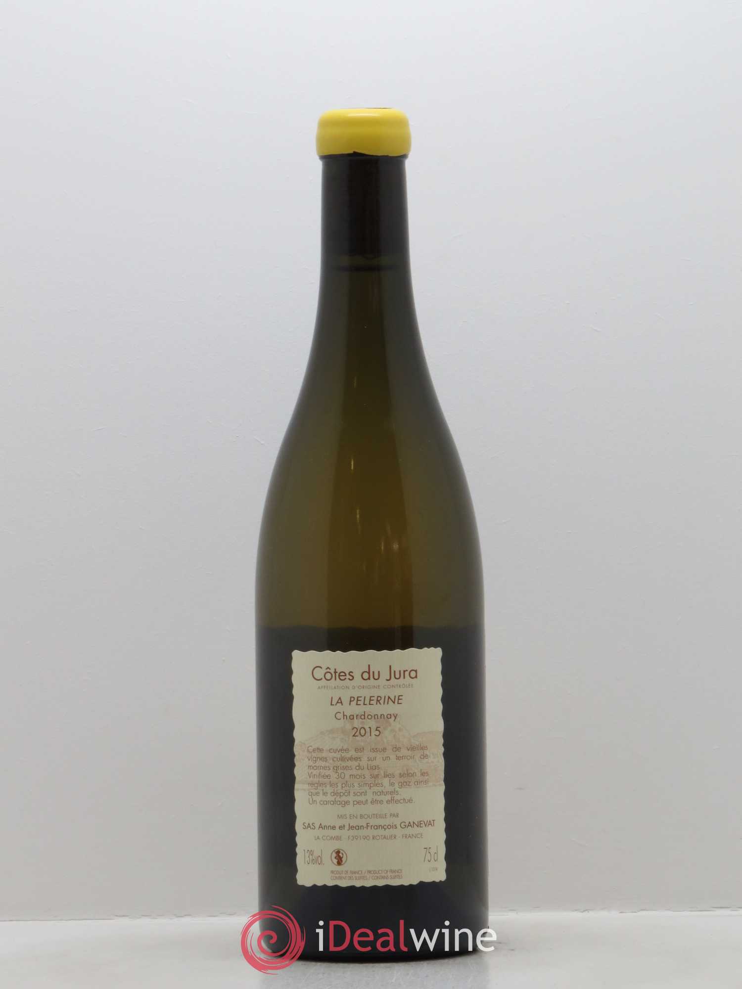 Côtes du Jura La Pélerine Anne et Jean François Ganevat 2015 - Lot de 1 bouteille - 1