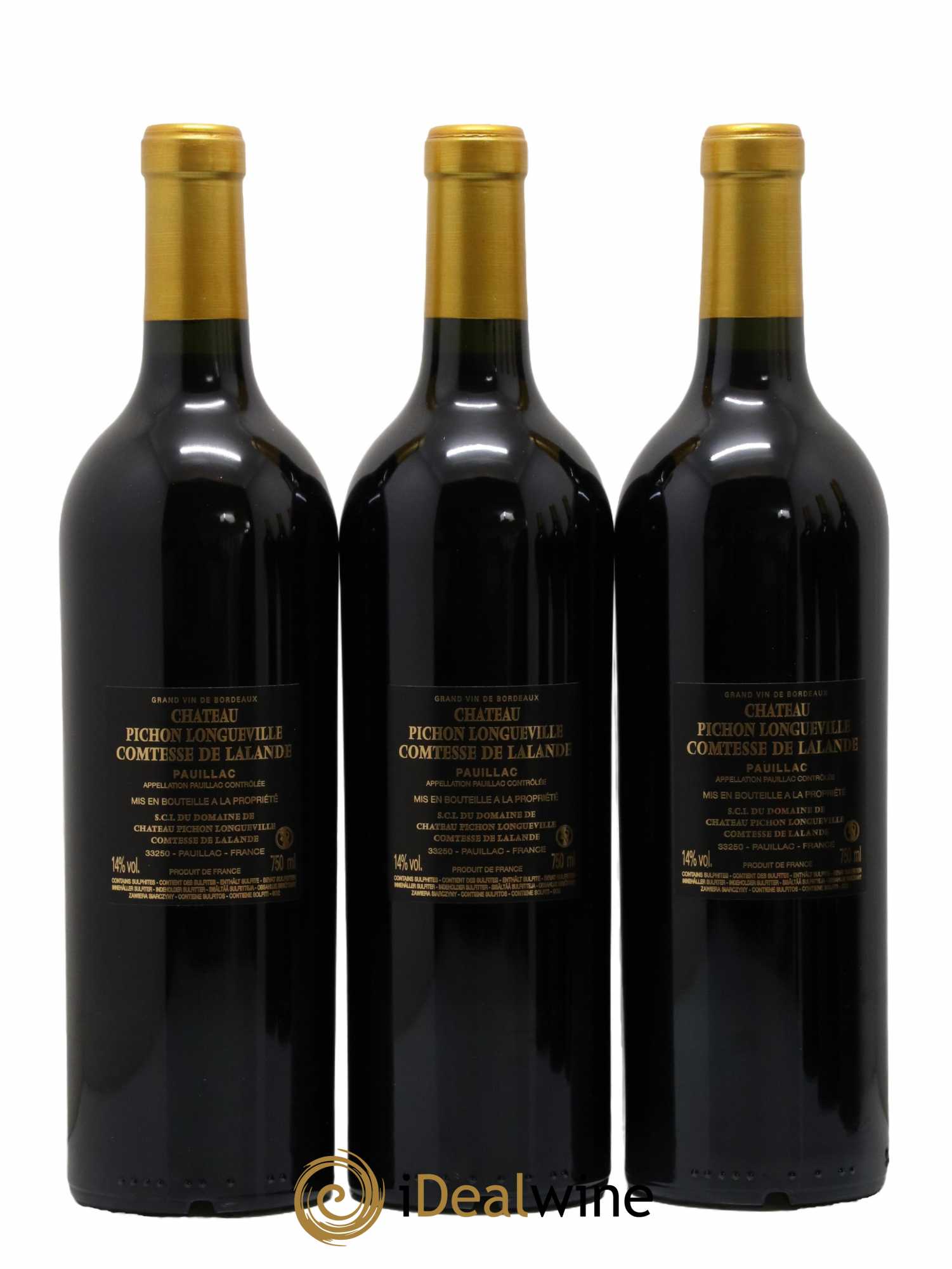 Château Pichon Longueville Comtesse de Lalande 2ème Grand Cru Classé 2019 - Lot de 6 bouteilles - 4