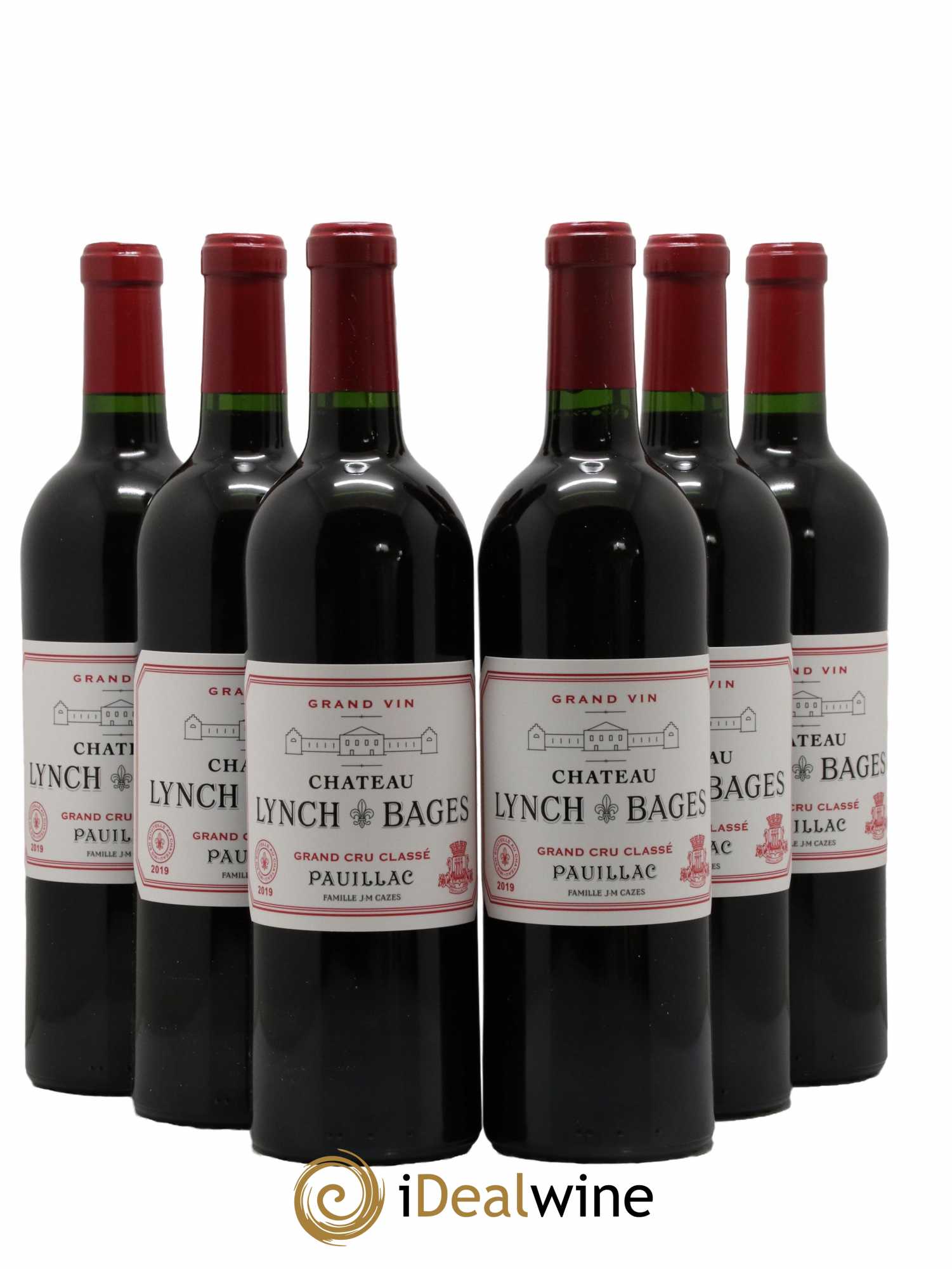 Château Lynch Bages 5ème Grand Cru Classé 2019 - Lot de 6 bouteilles - 0