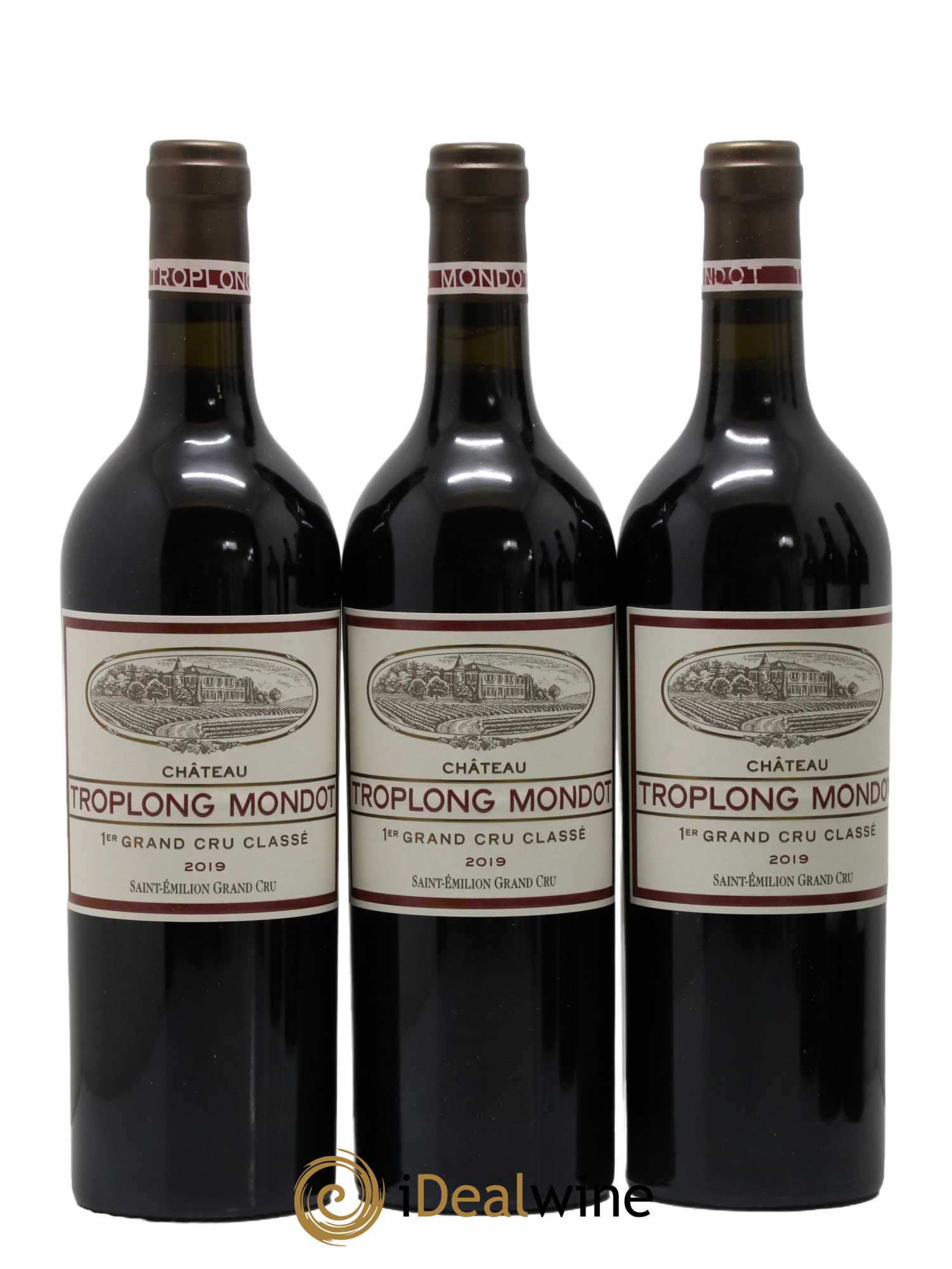 Château Troplong Mondot 1er Grand Cru Classé B 2019 - Lot de 6 bouteilles - 1