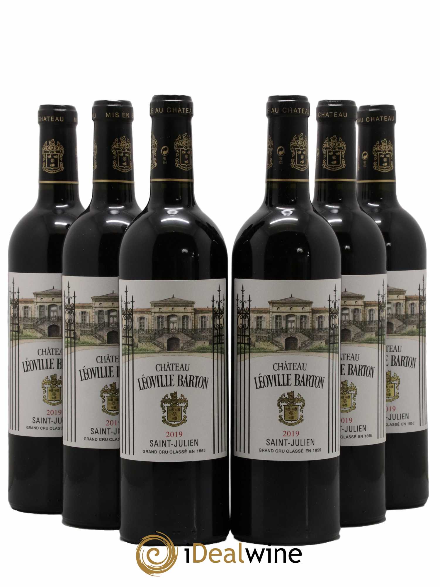 Château Léoville Barton 2ème Grand Cru Classé 2019 - Lot de 6 bouteilles - 0