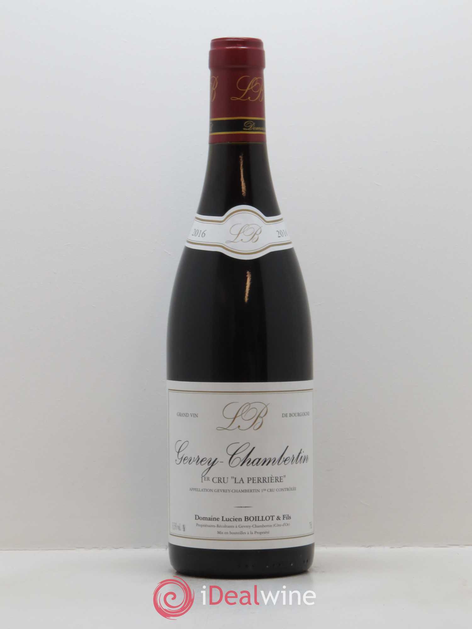 Gevrey-Chambertin 1er Cru La Perrière Lucien Boillot & Fils (Domaine) 2016 - Lot de 1 bouteille - 0